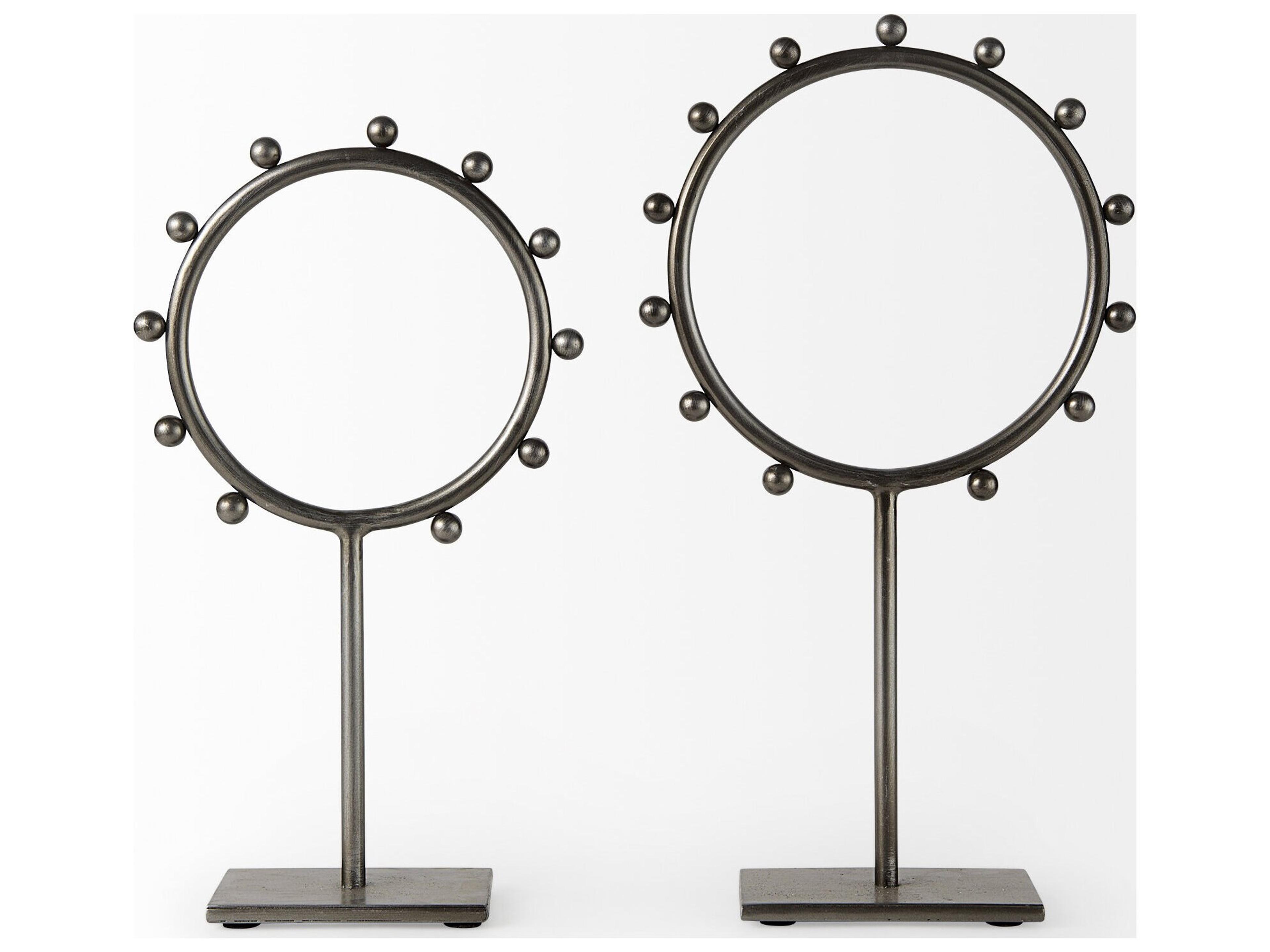 Mercana Elio 8.3L x 3.0W x 15.0H Large Studded Hoop Object