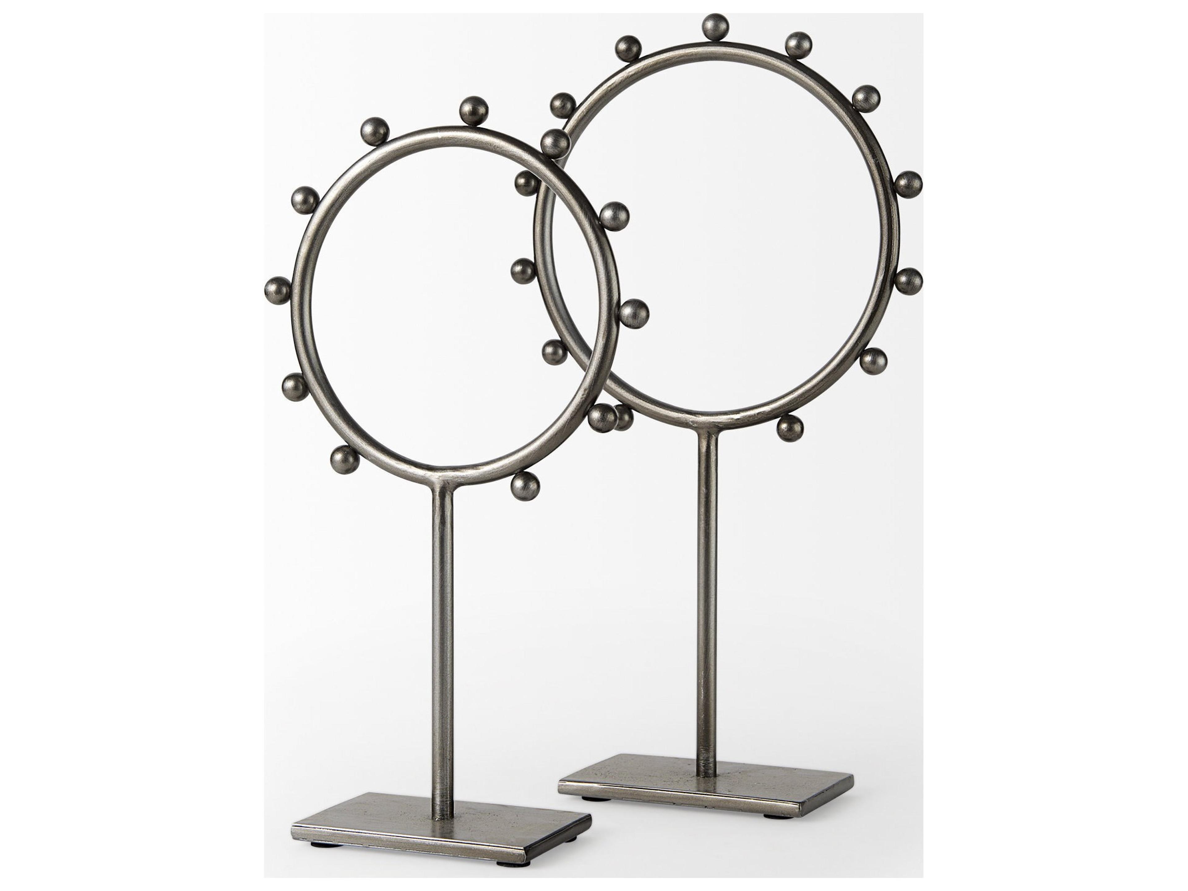 Mercana Elio 8.3L x 3.0W x 15.0H Large Studded Hoop Object