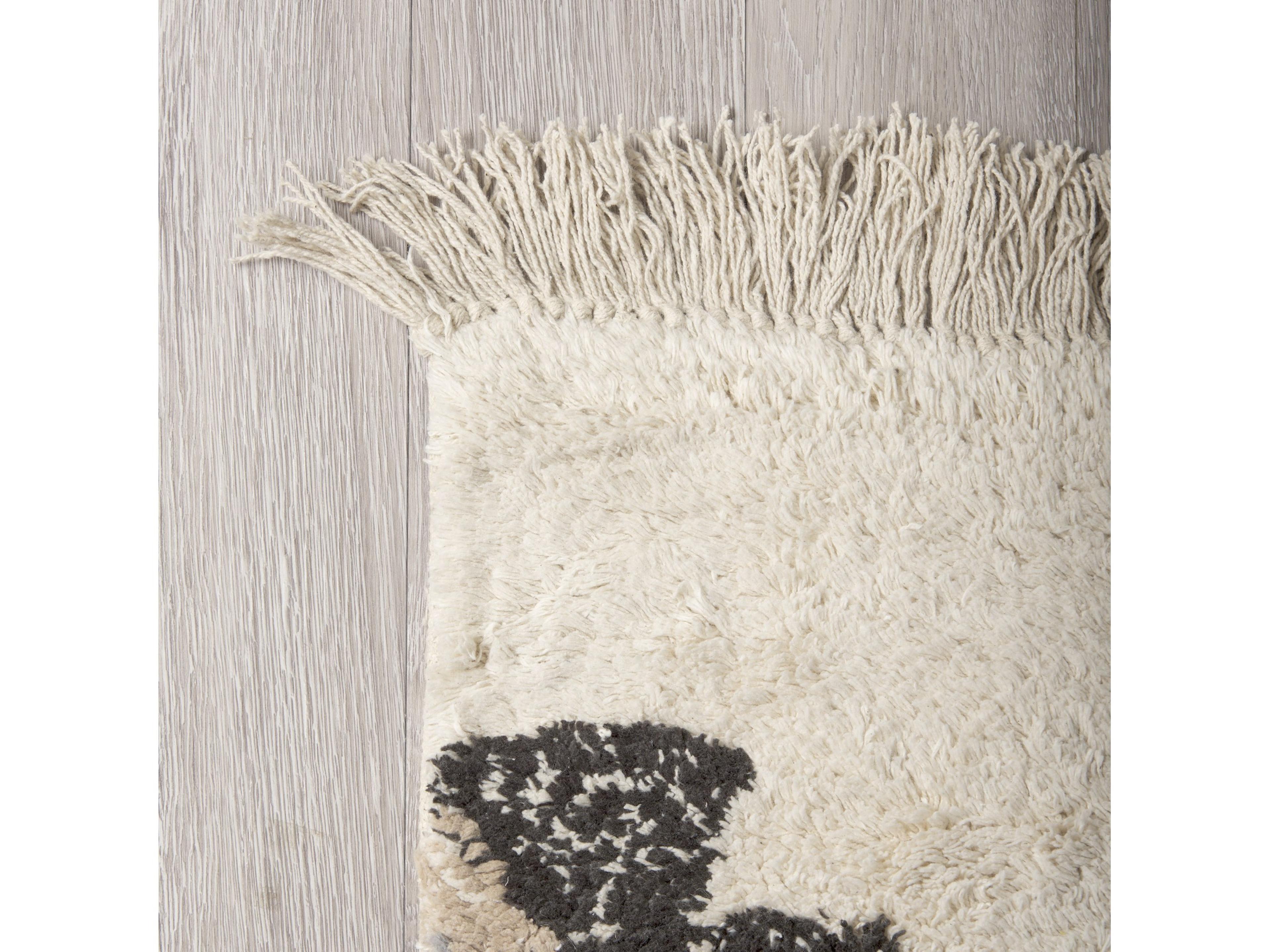 Mercana Carla 5x8 Earthy Neutrals Patterned Cotton Area Rug