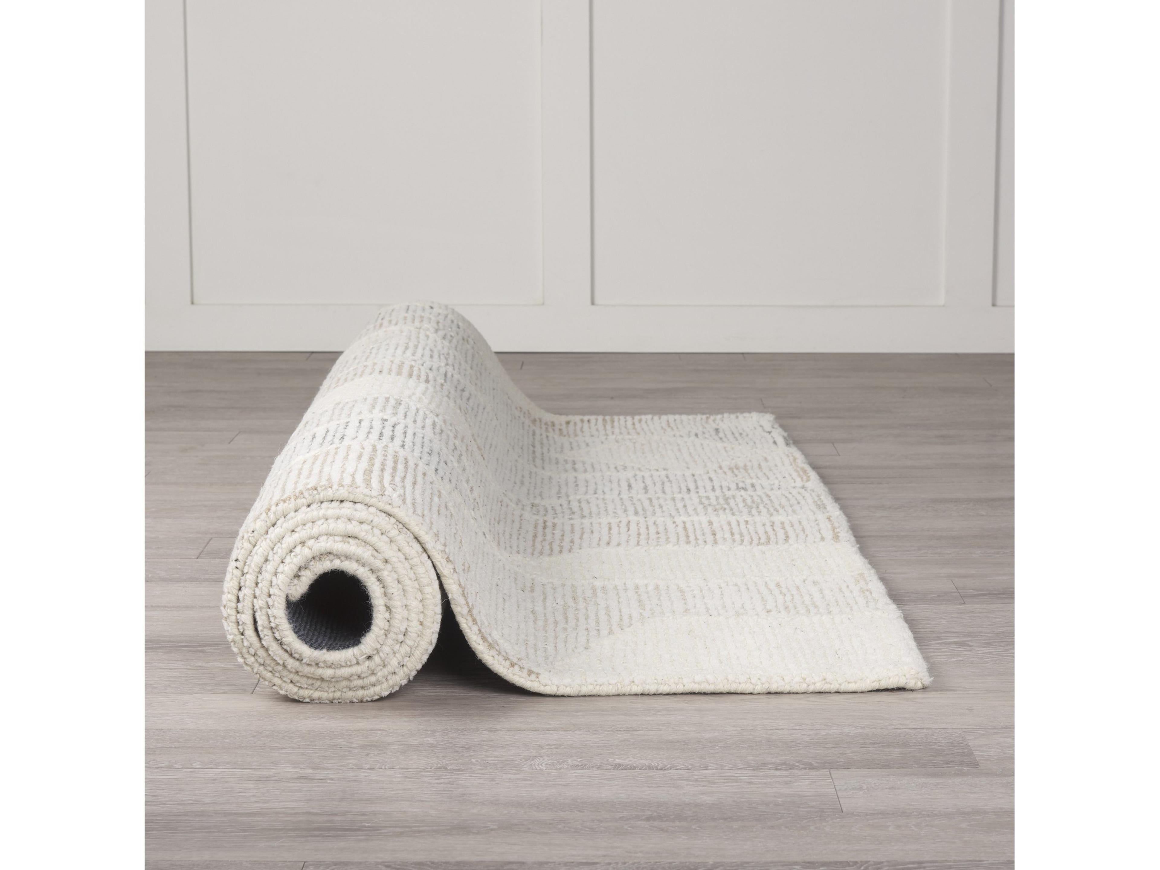 Mercana Kolt 5x8 Neutral Geometric Patterned Wool Area Rug