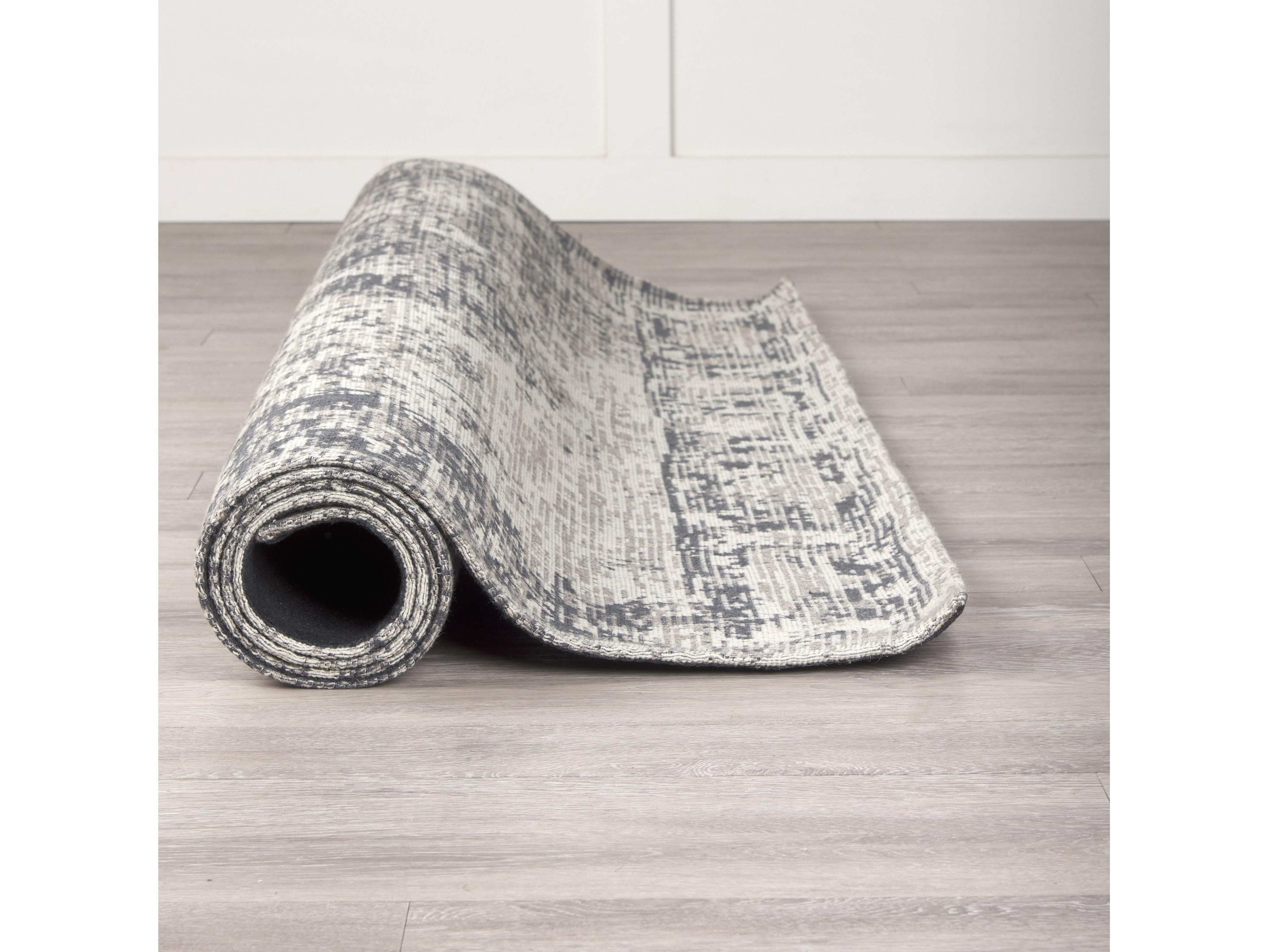 Mercana Greyson 96.0L x 60.0W x 0.4H Gray Area Rug