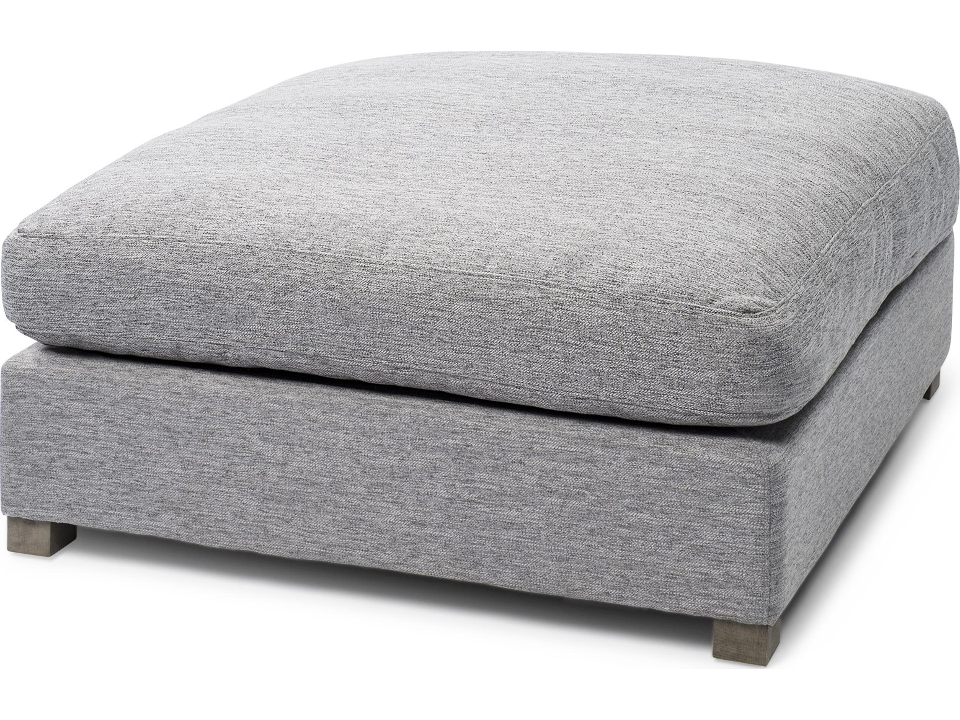 Valence 38.6L x 38.6W x 17.7H Castlerock Gray Full Size Ottoman Sectional Piece