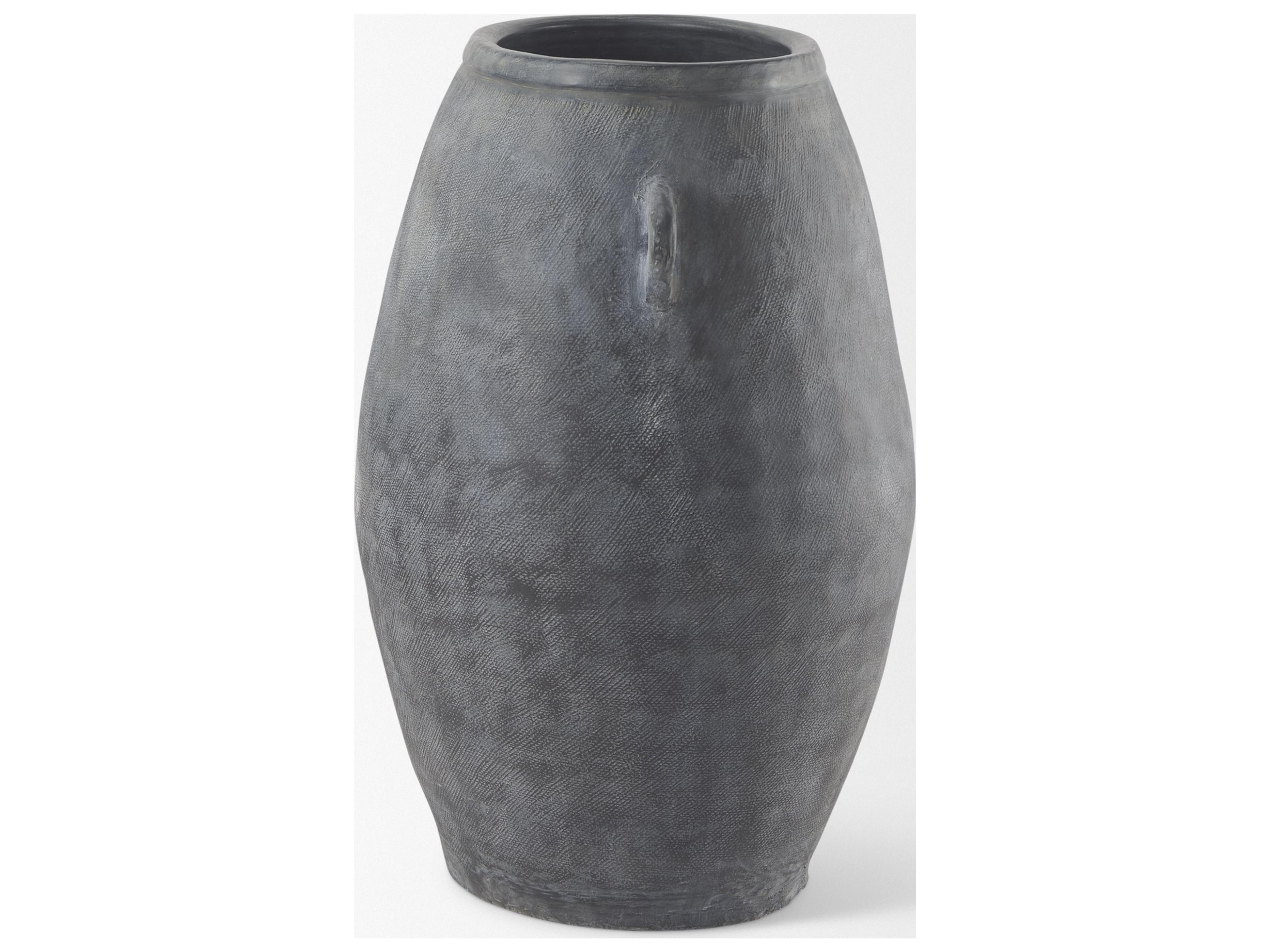 Mercana Zuma 27.2L x 20.5W x 31.9H Dark Gray Ceramic Floor Vase