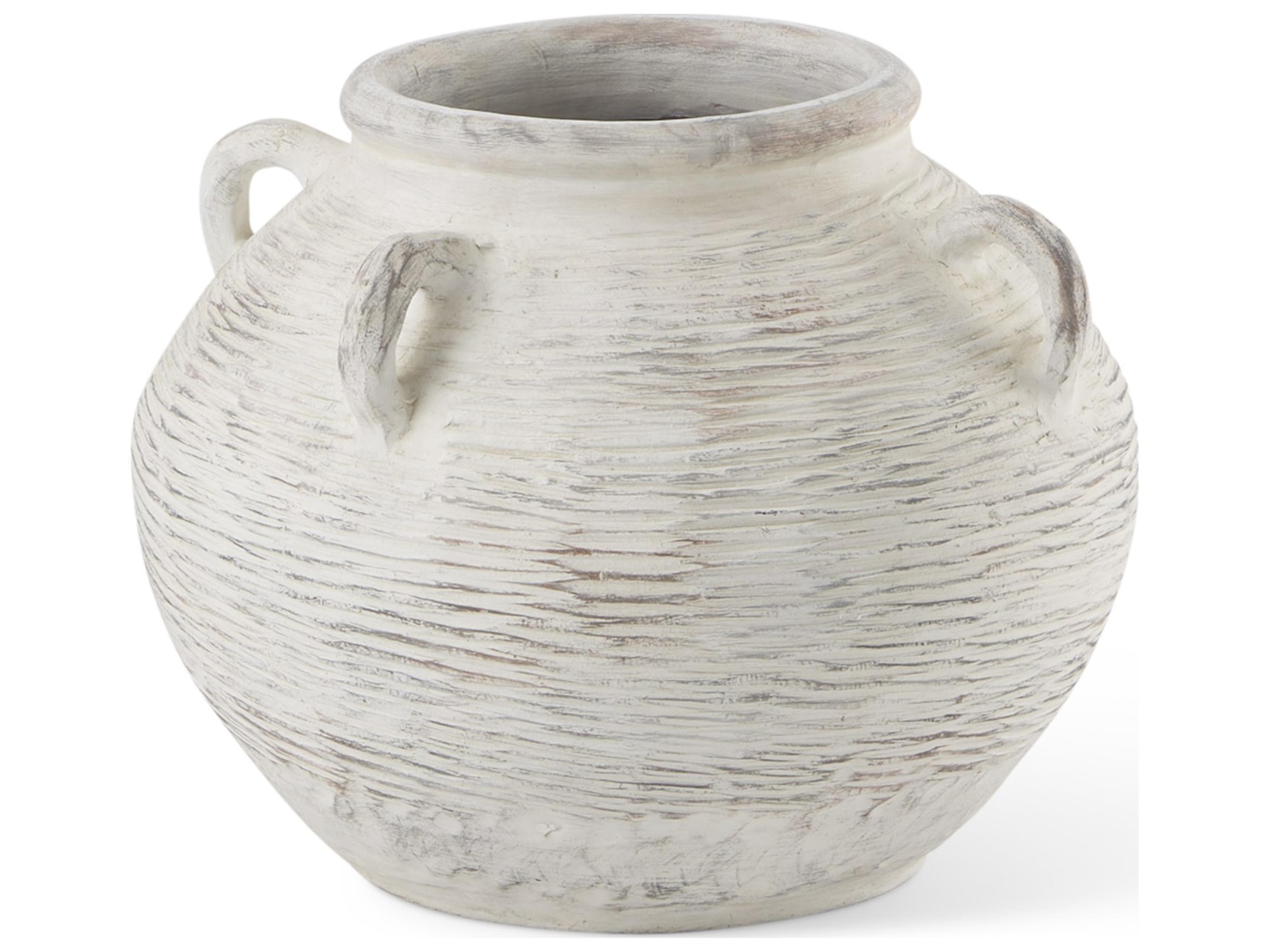 Misha 19.7L x 19.7W x 16.1H Ceramic Floor Vase