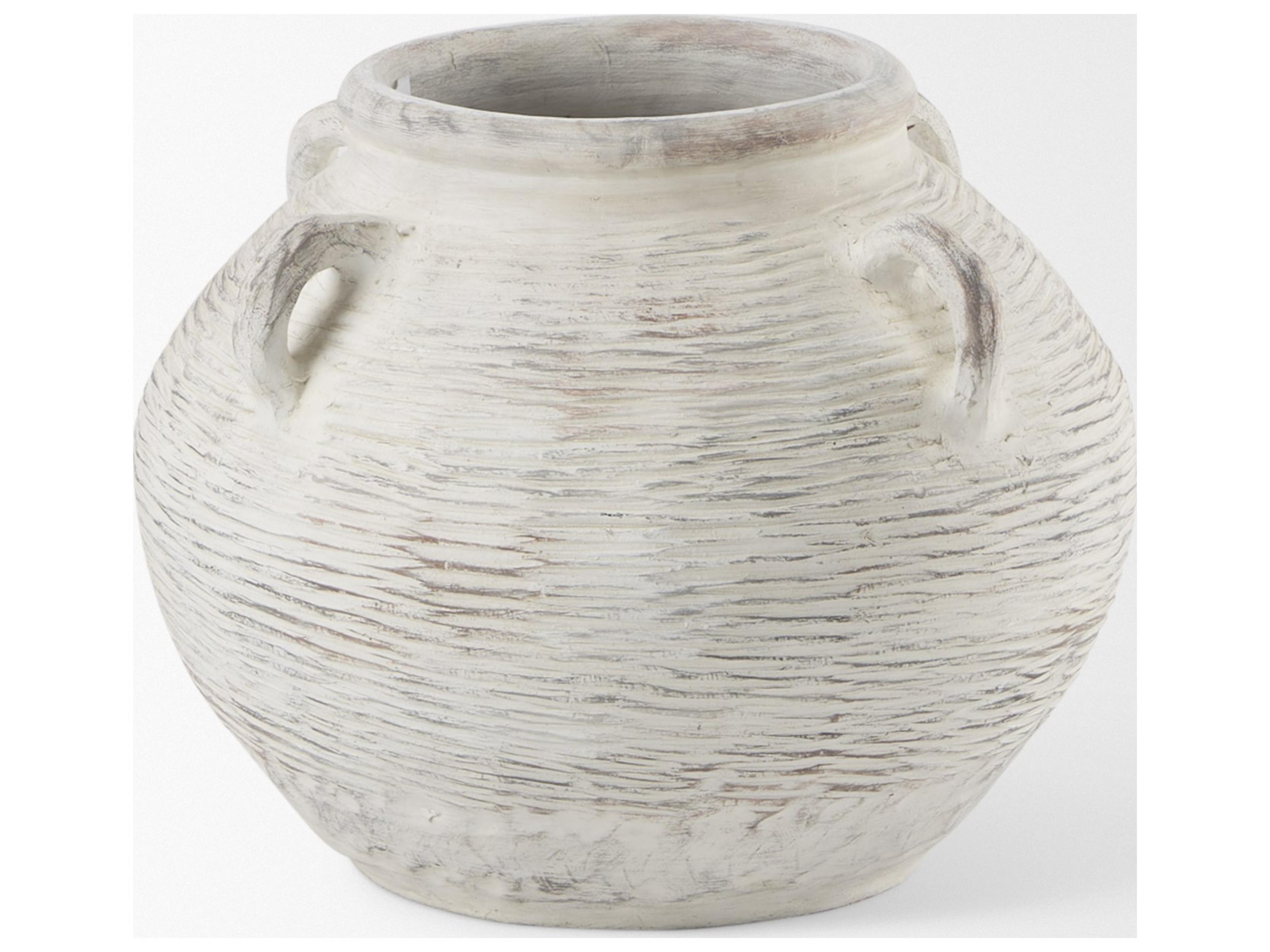 Mercana Misha 19.7L x 19.7W x 16.1H Ceramic Floor Vase