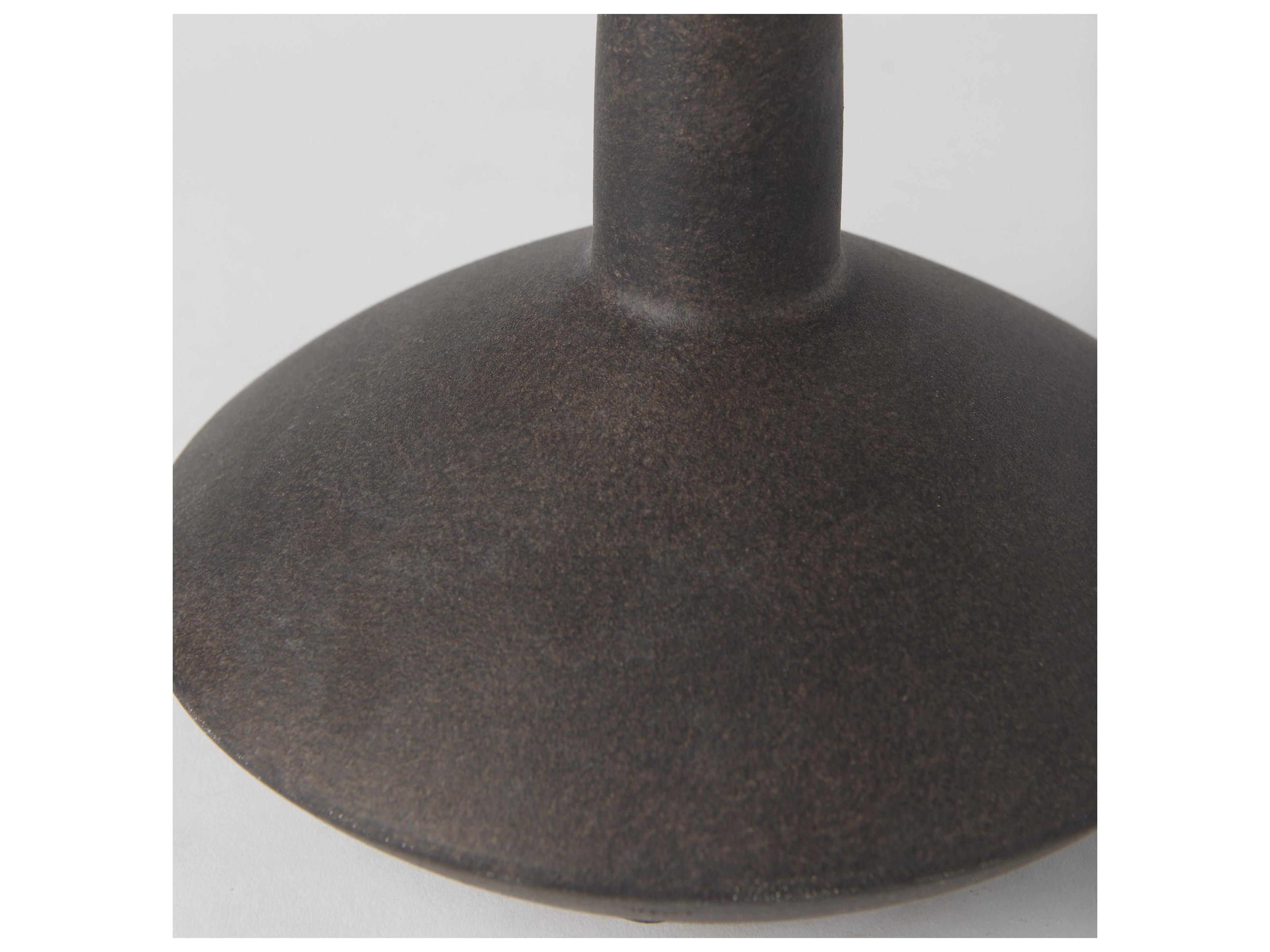 Mercana Rylee 6.9H Dark Brown Ceramic Vase
