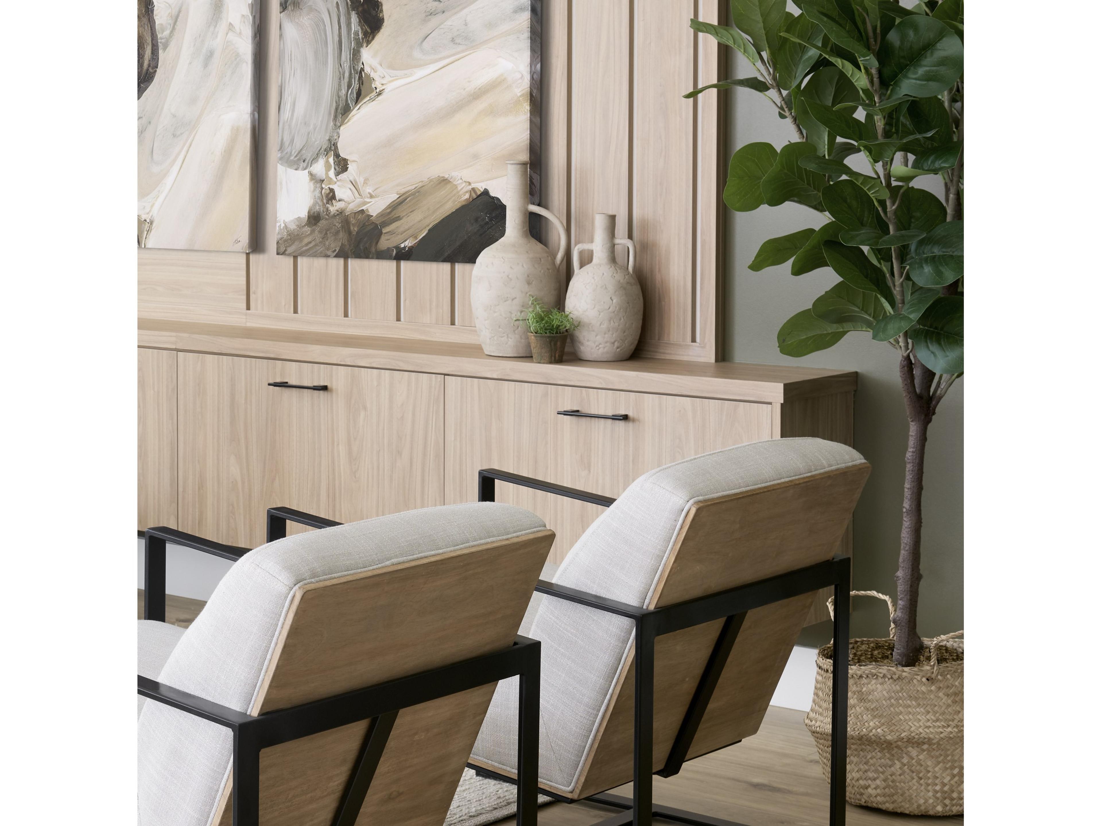 Mercana Zenni 6.1L x 6.1W x 12.0H Warm Beige Ceramic Vase