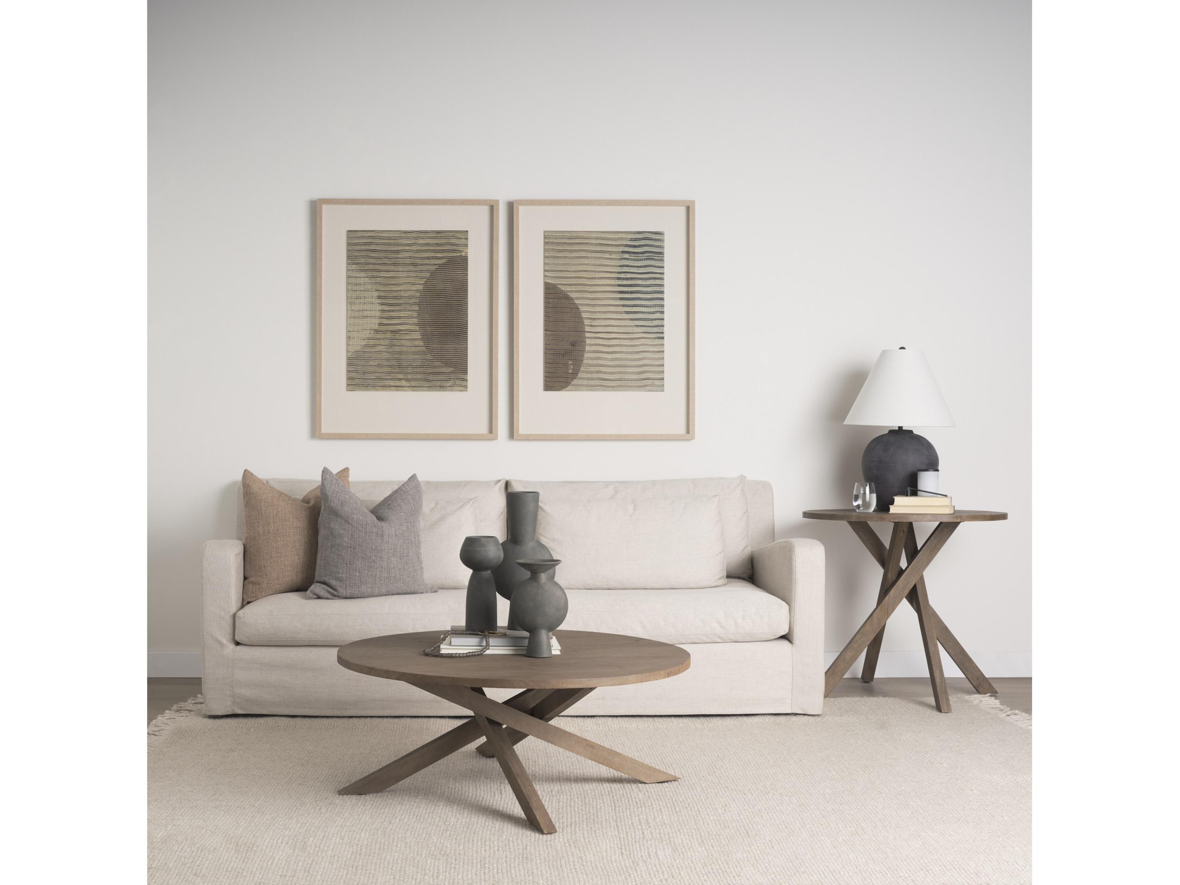 Mercana Kaz 8.3L x 3.9W x 16.7H Earthy Brown Ceramic Vase