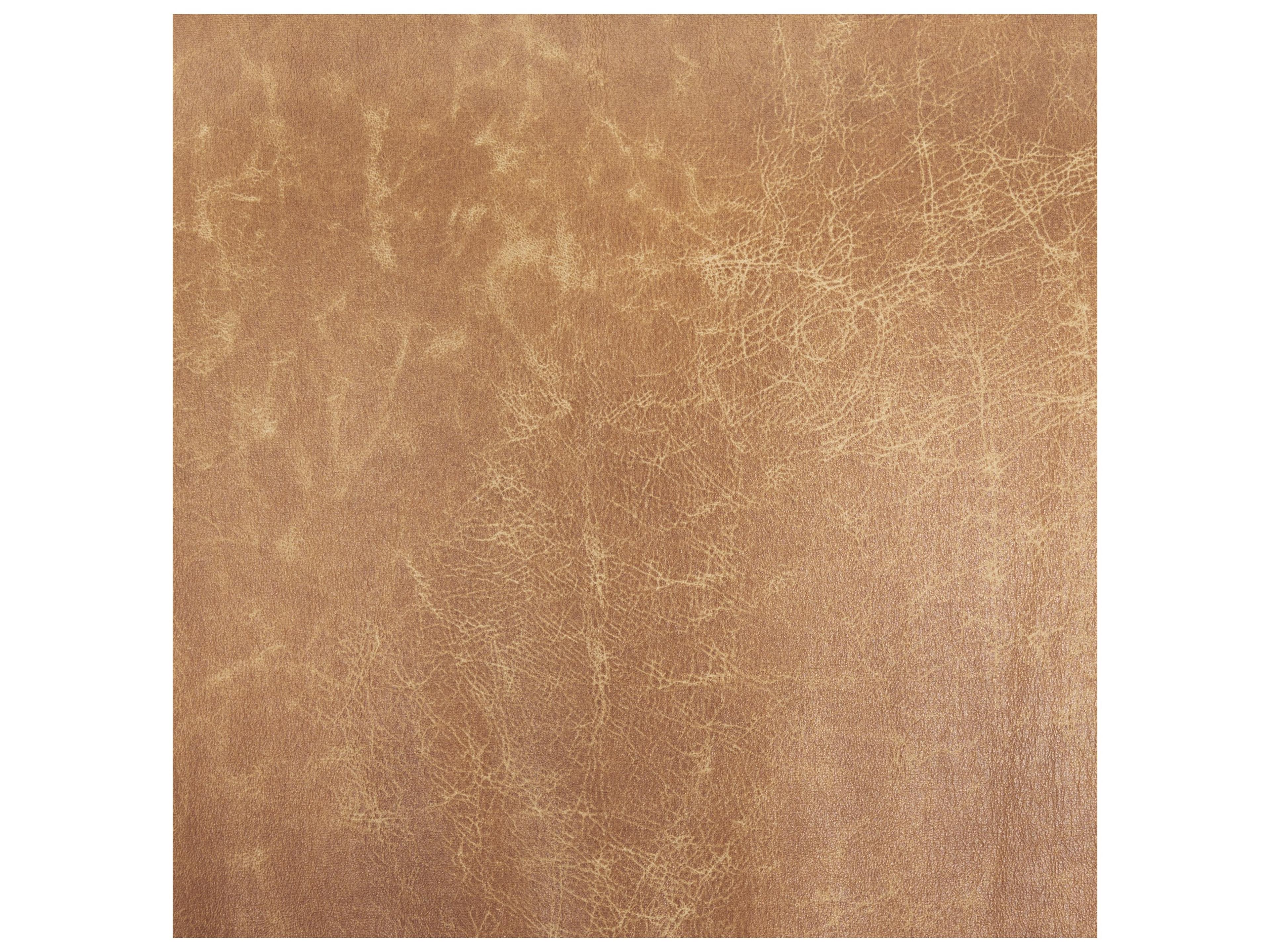 Mercana Westan Cognac Faux Leather W/Medium Brown Wood Accent Chair