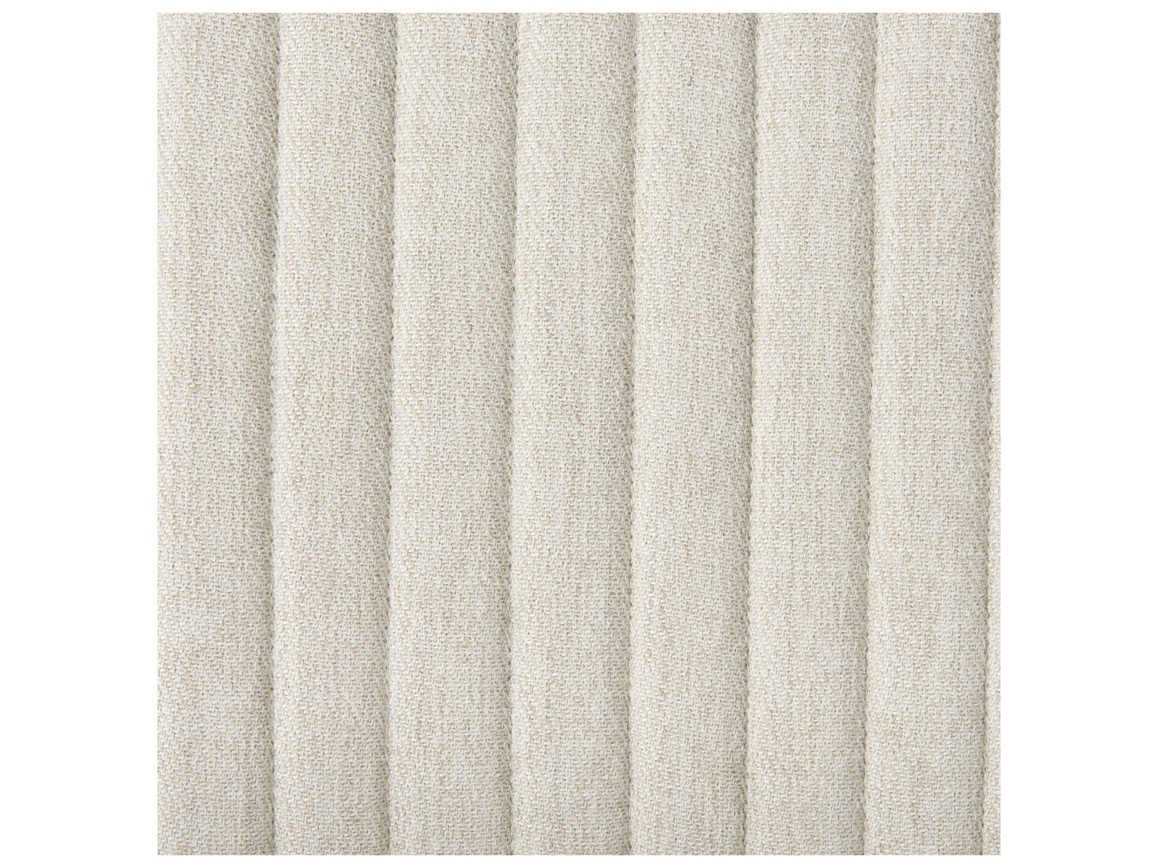 Mercana Tahoe Cream Fabric and Black-Brown Wood Dining Chair