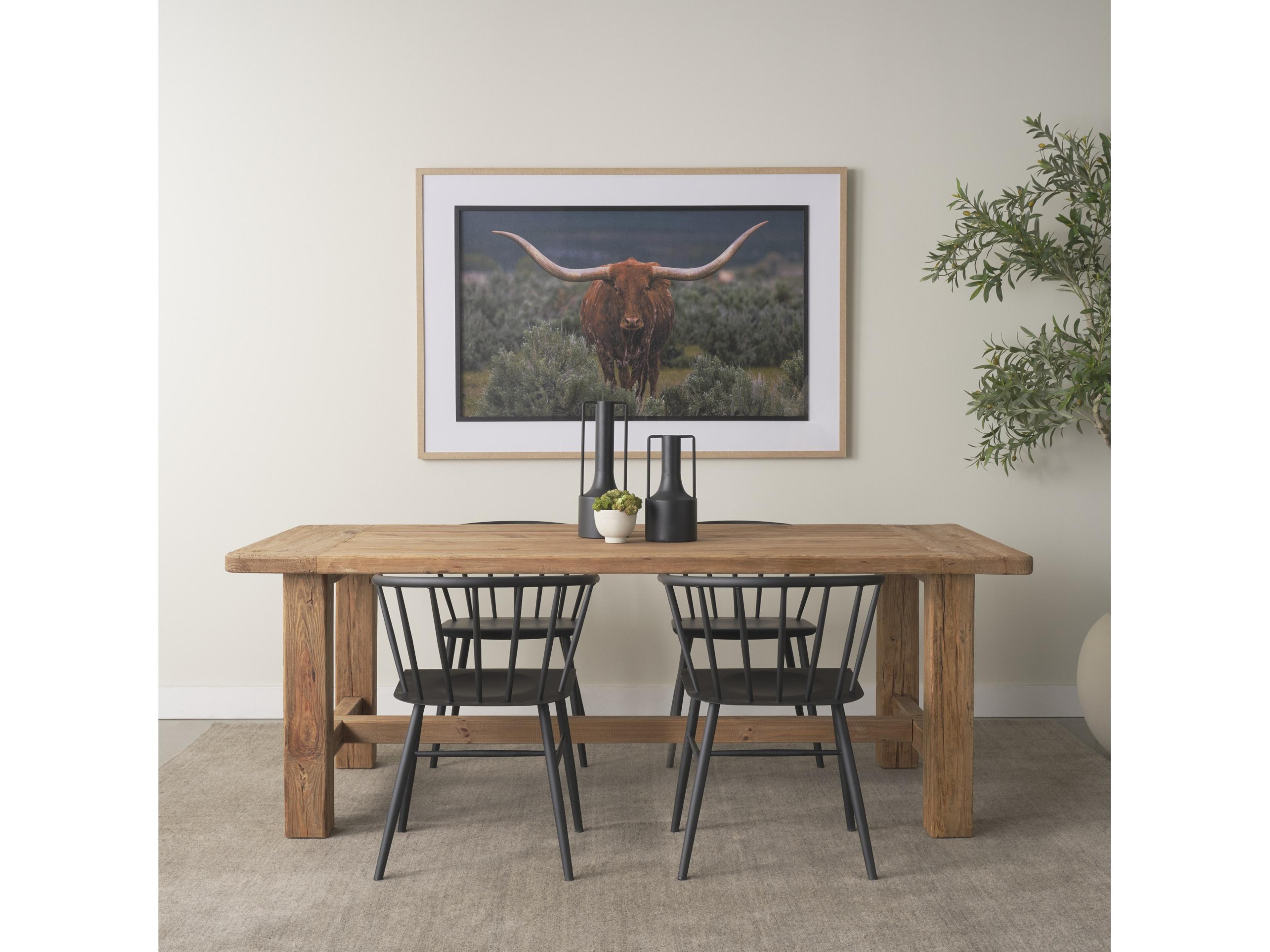 Mercana Colin 21.3L x 21.3W x 30.3H Black Metal Dining Chair