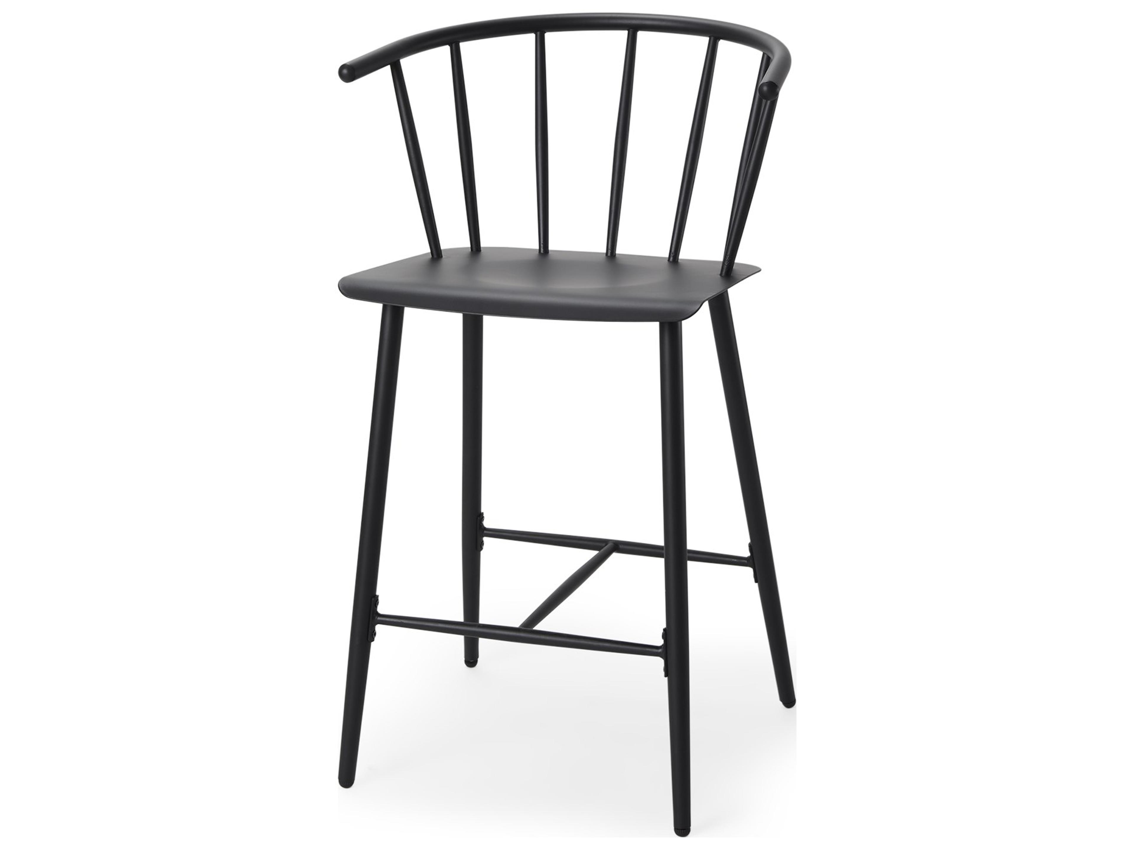 Colin Black Metal Counter Stool