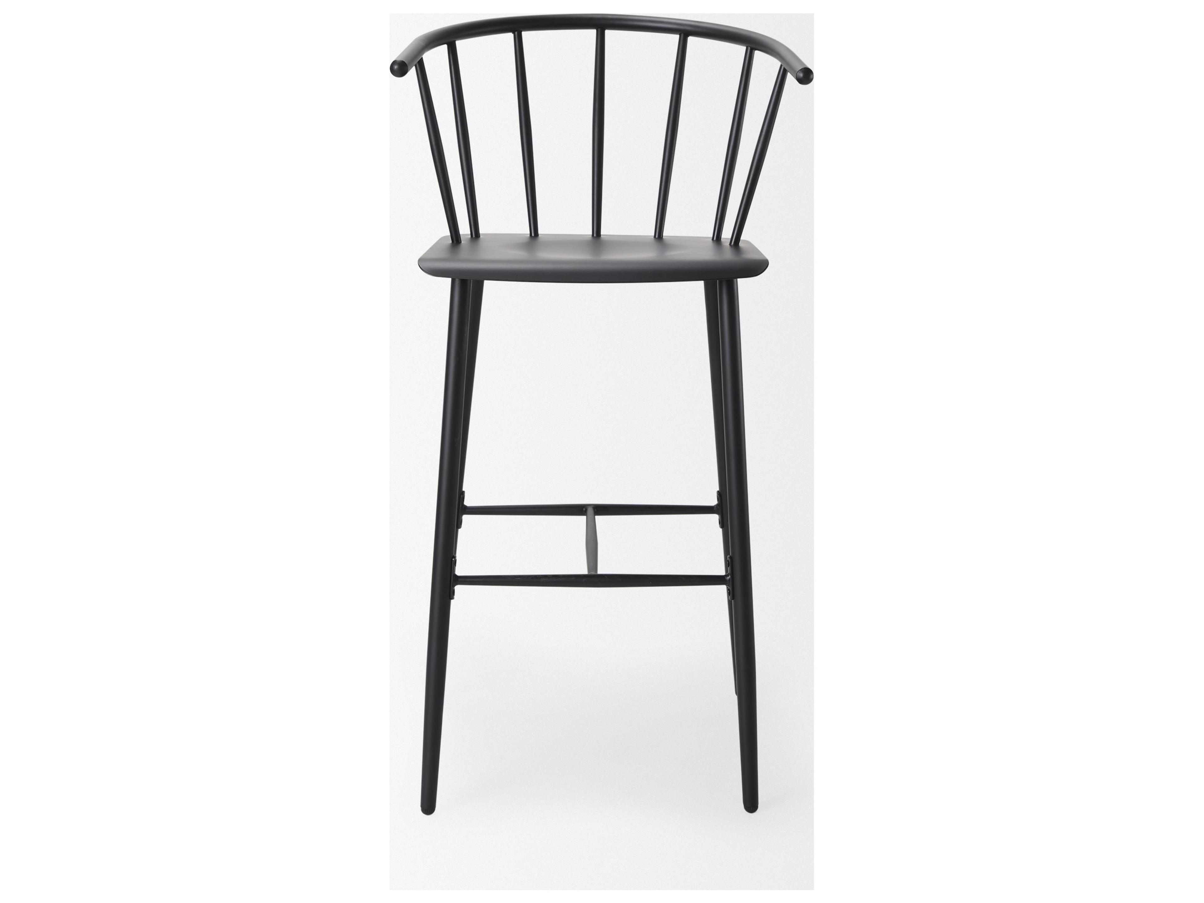 Mercana Colin Black Metal Bar Stool
