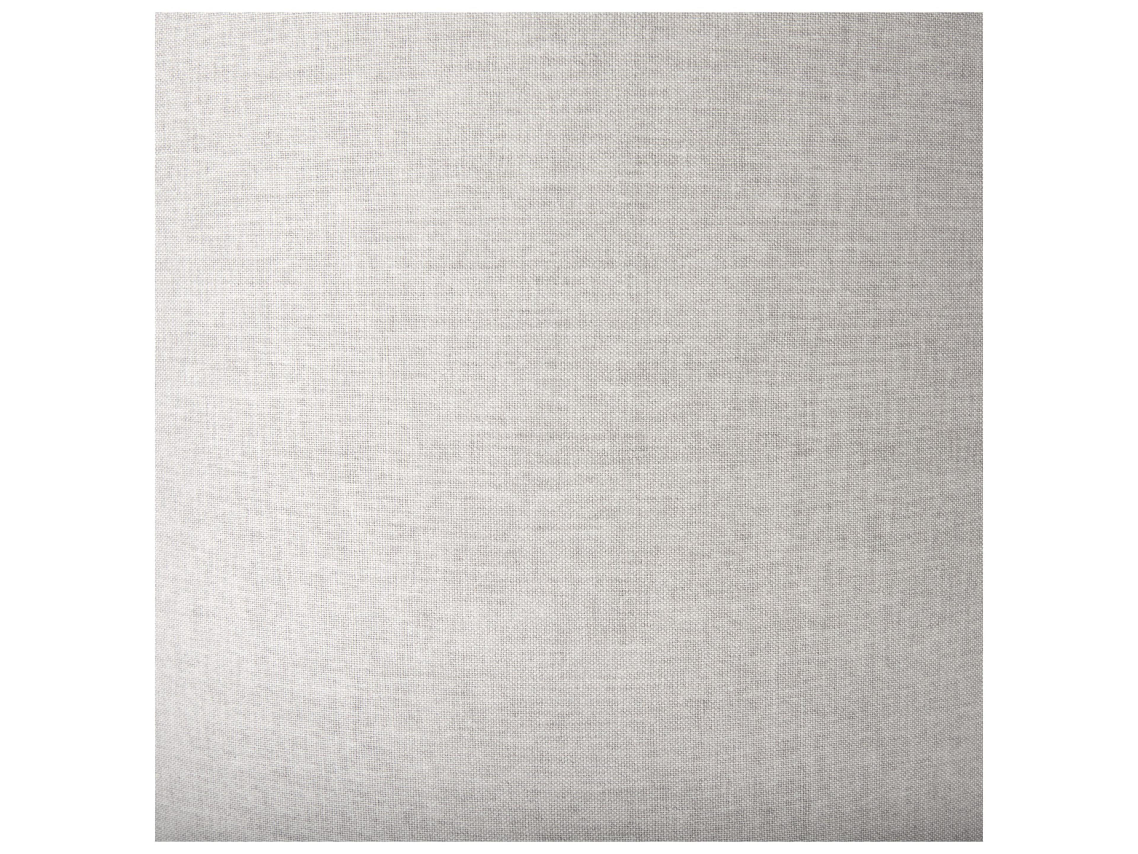 Mercana Ambrose 20.0L x 20.0W x 61.8H Silver Metal W/Beige Fabric Shade Floor Lamp