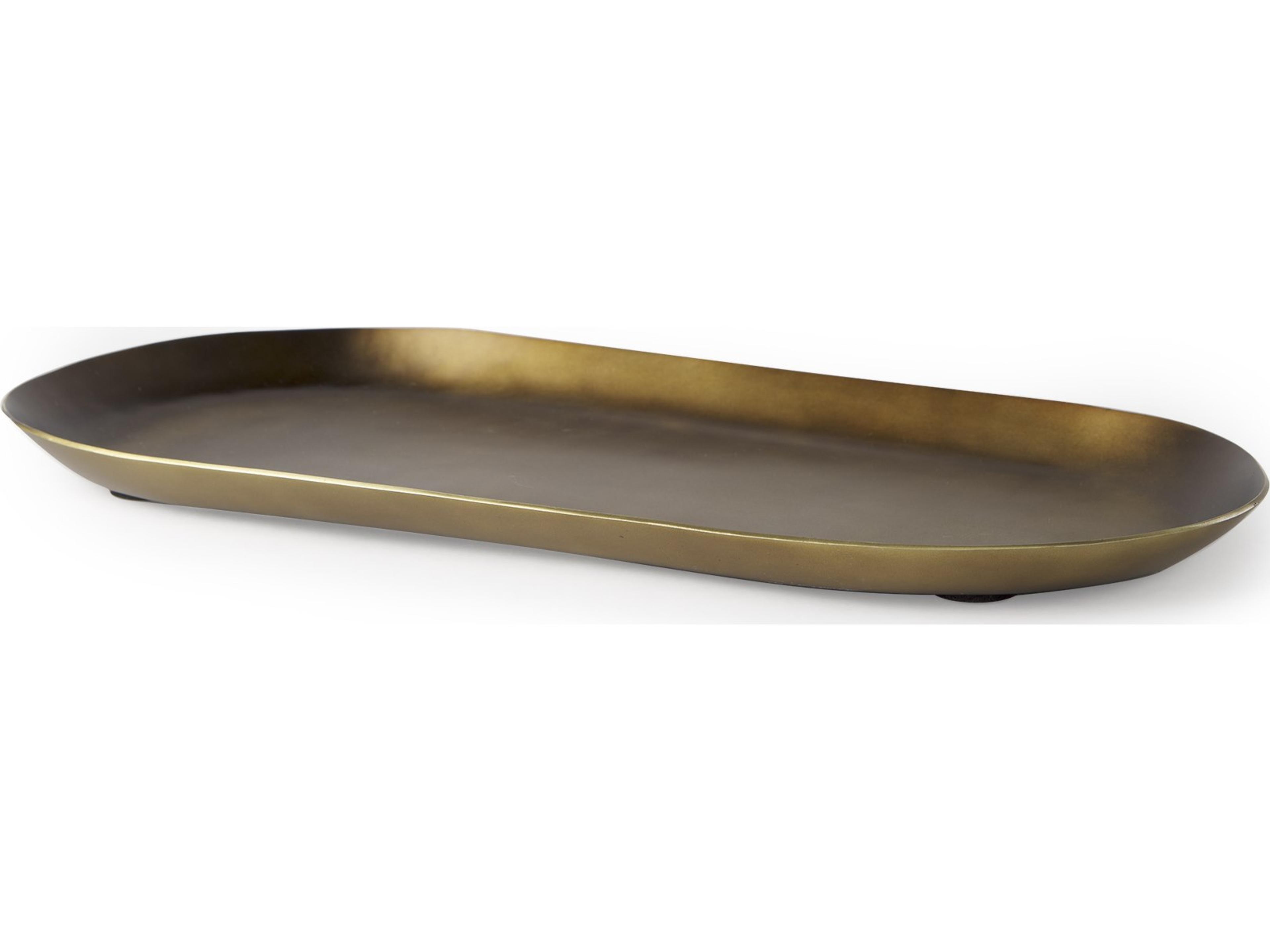 Mercana Payson 18.0L x 8.5W x 0.8H Aluminum Candle Tray