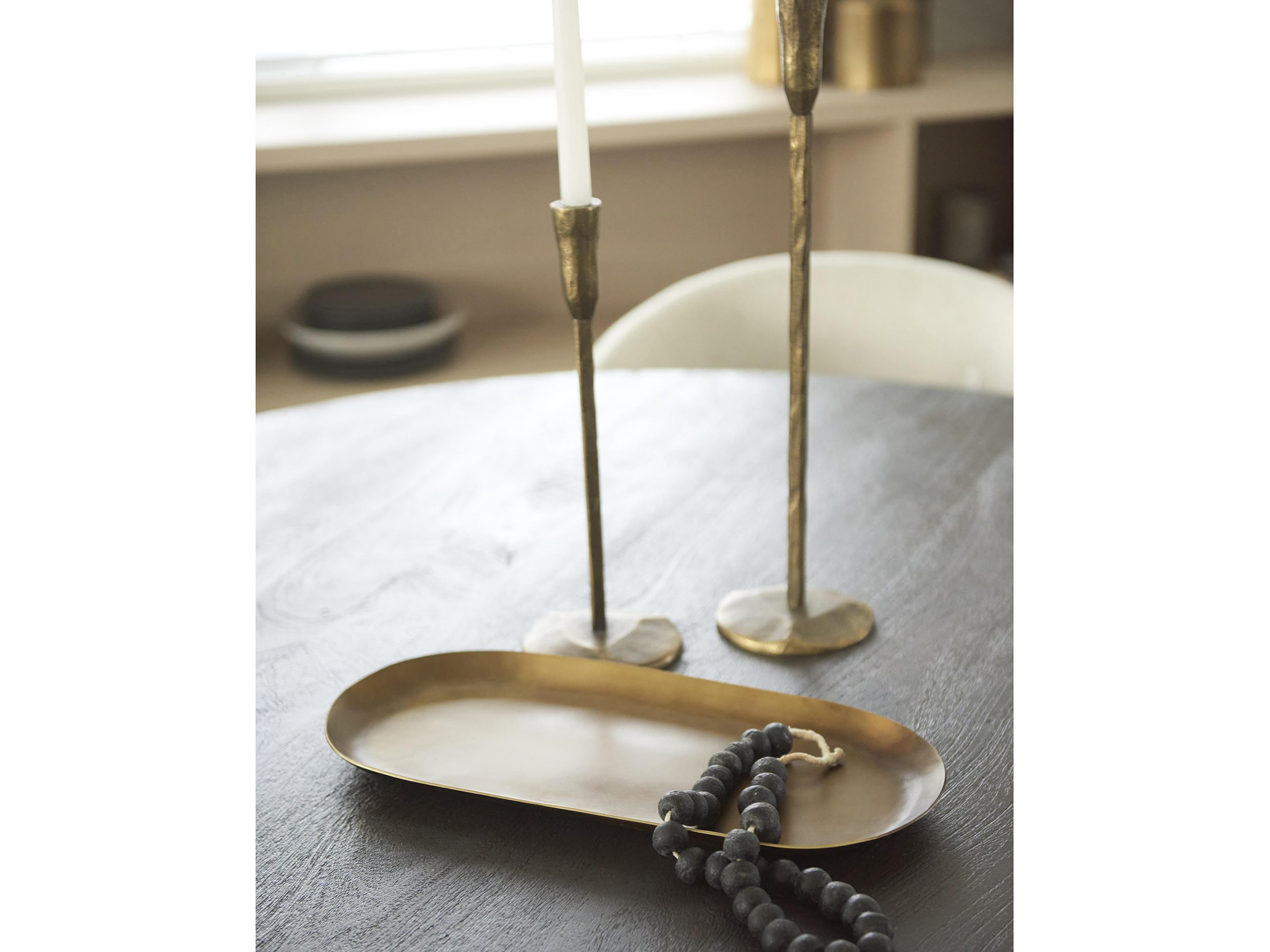 Mercana Payson 18.0L x 8.5W x 0.8H Aluminum Candle Tray