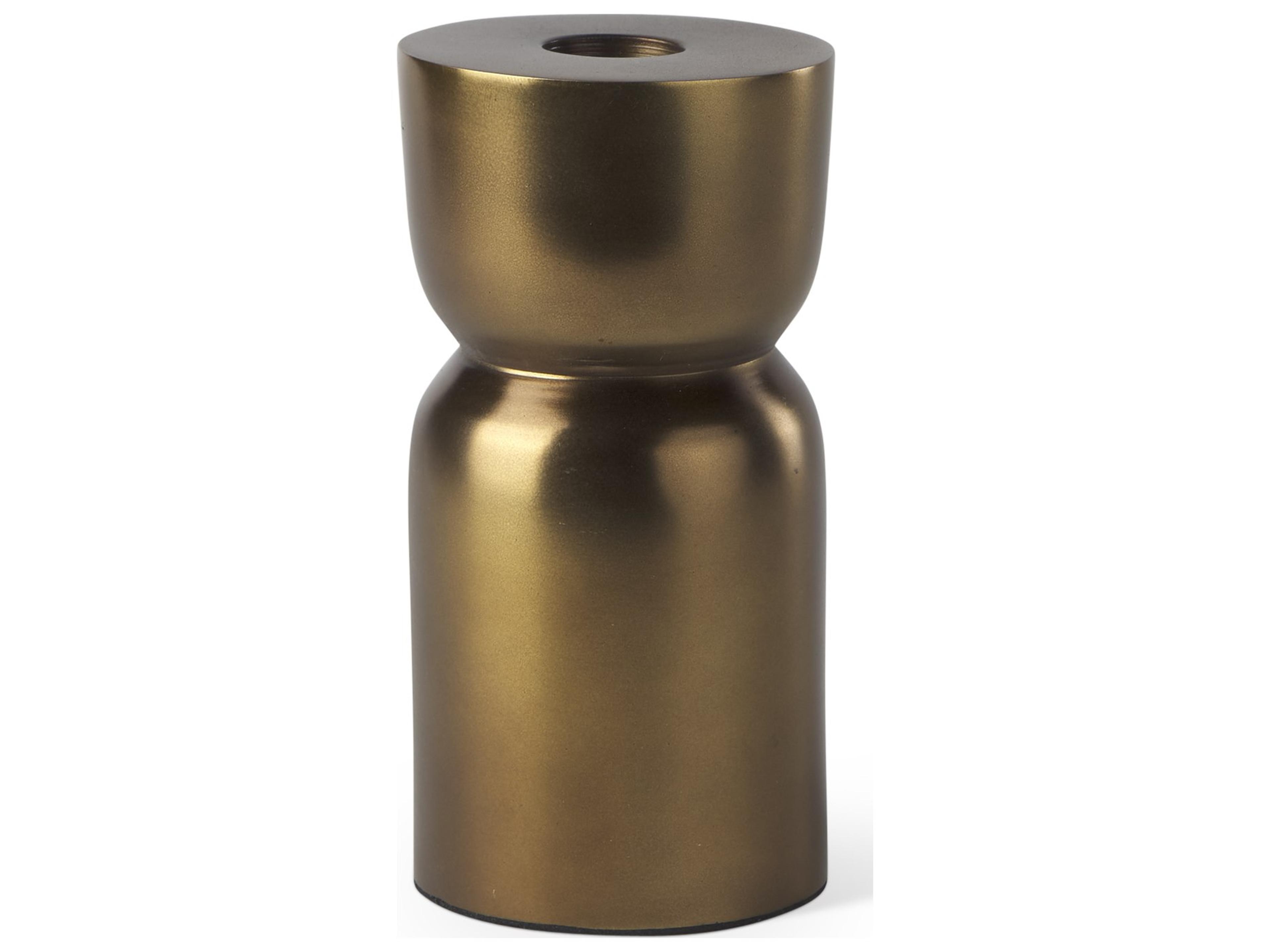 Malta Aluminum Candle Holder Small