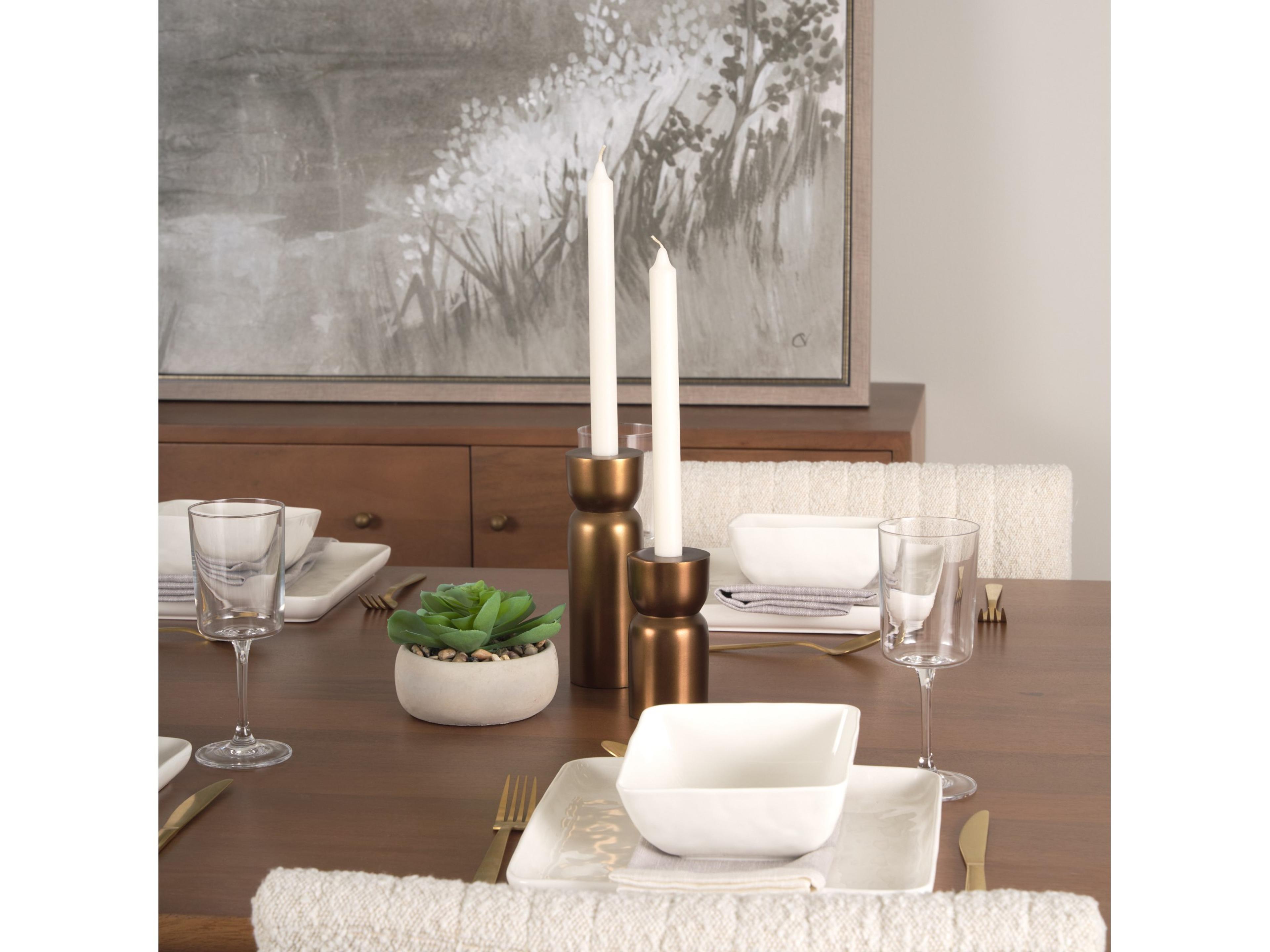 Mercana Malta Aluminum Candle Holder Large