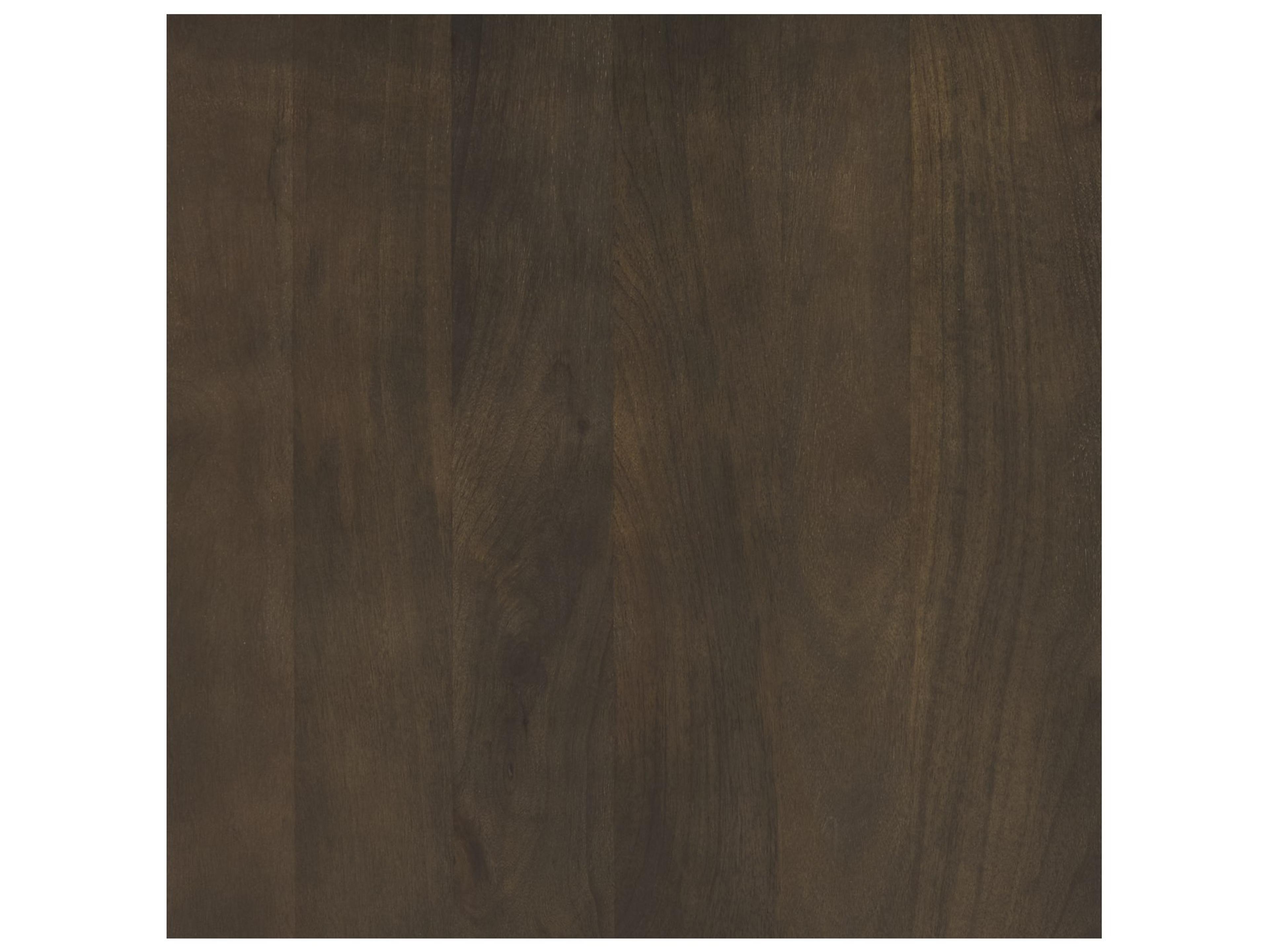 Mercana Terra 18L x 18W x 22H Dark Brown Wood Fluted Round Side Table