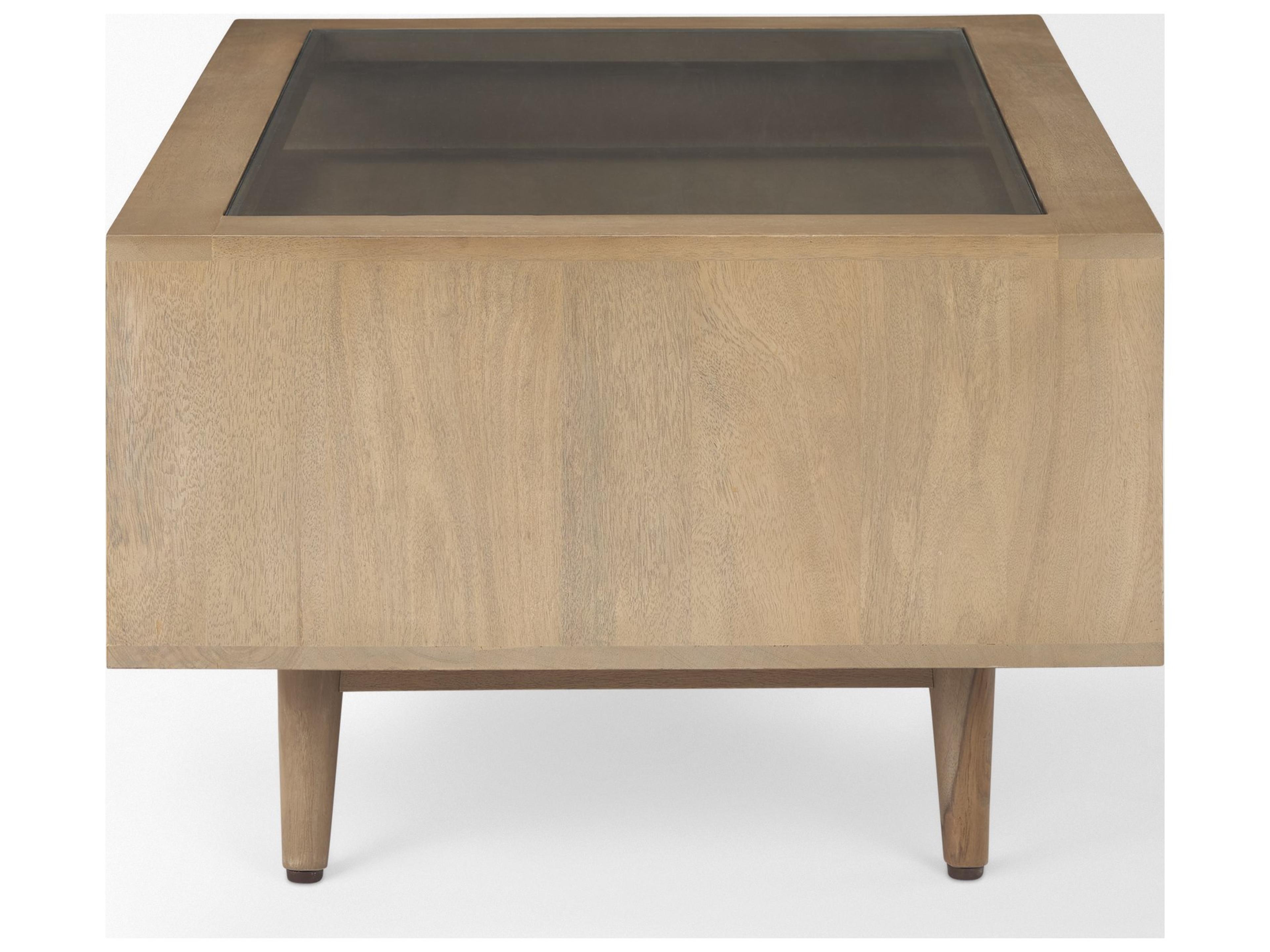 Mercana Sable  38.0L x 27.0W x 18.0H Light Brown Wood Coffee Table