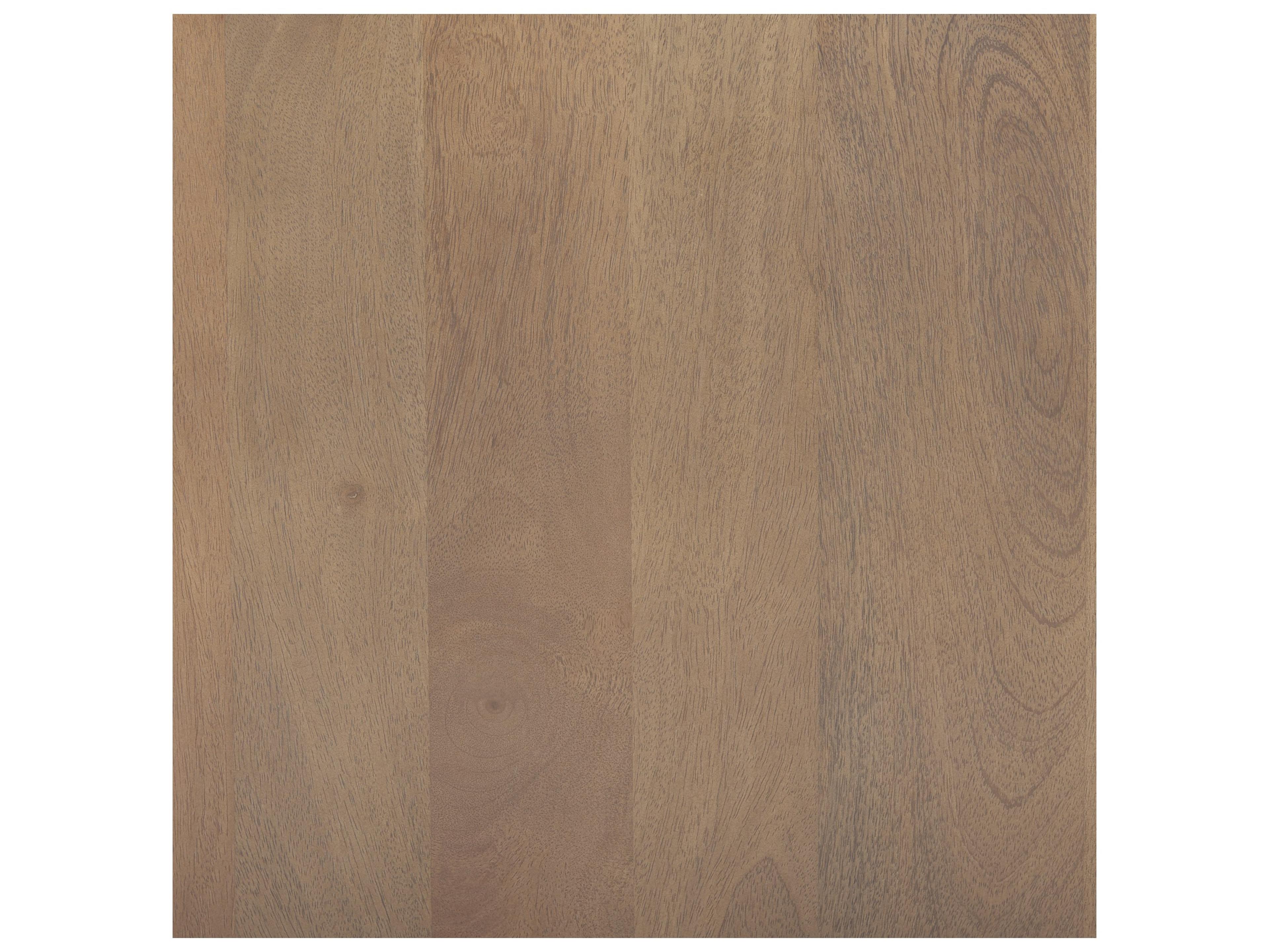 Mercana Grier 60" Medium Brown Solid Wood W/ Cane Office Desk