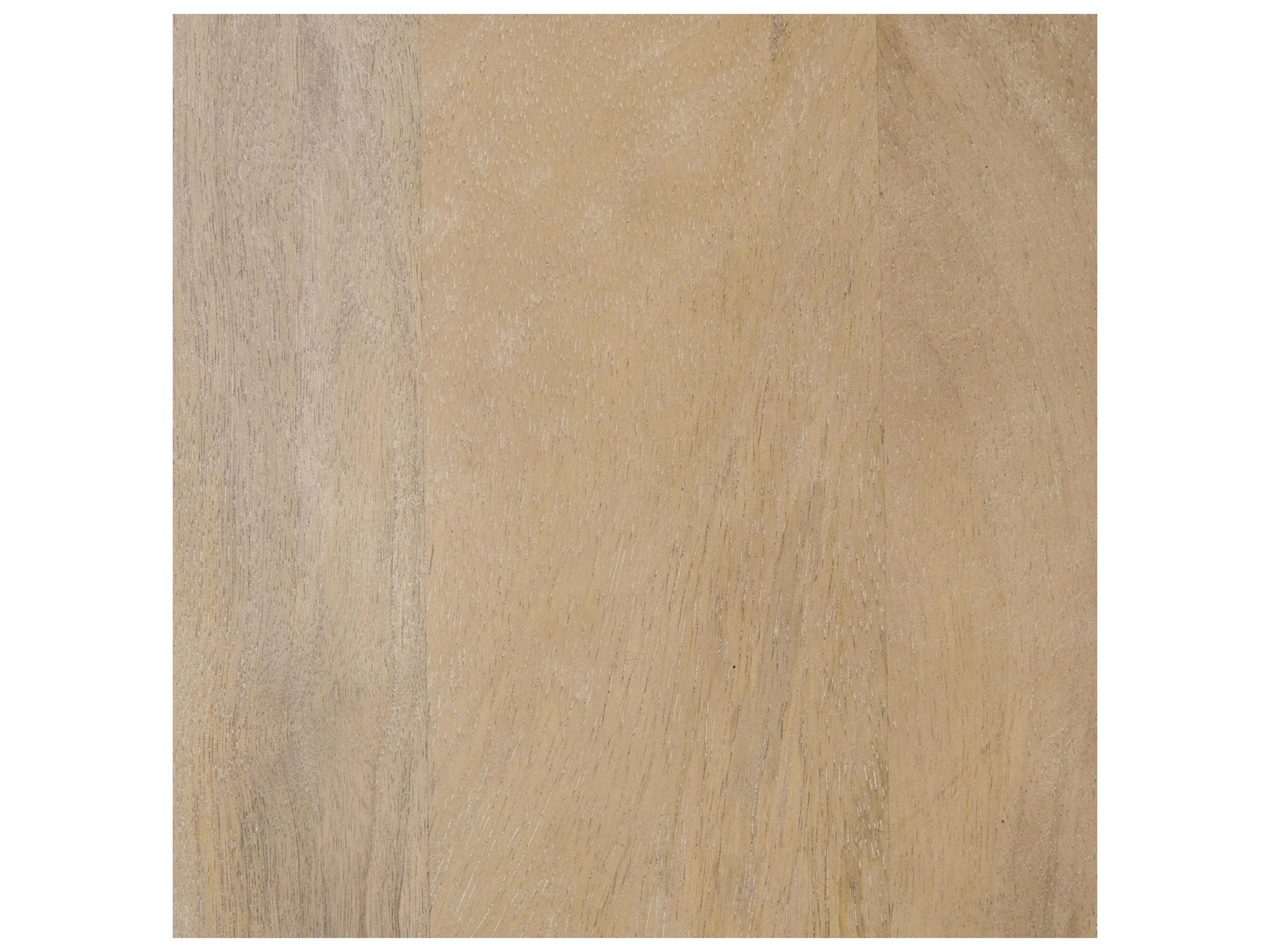 Mercana Grier Set of 2 Light Brown Solid Wood w/ Cane Nesting Accent Tables