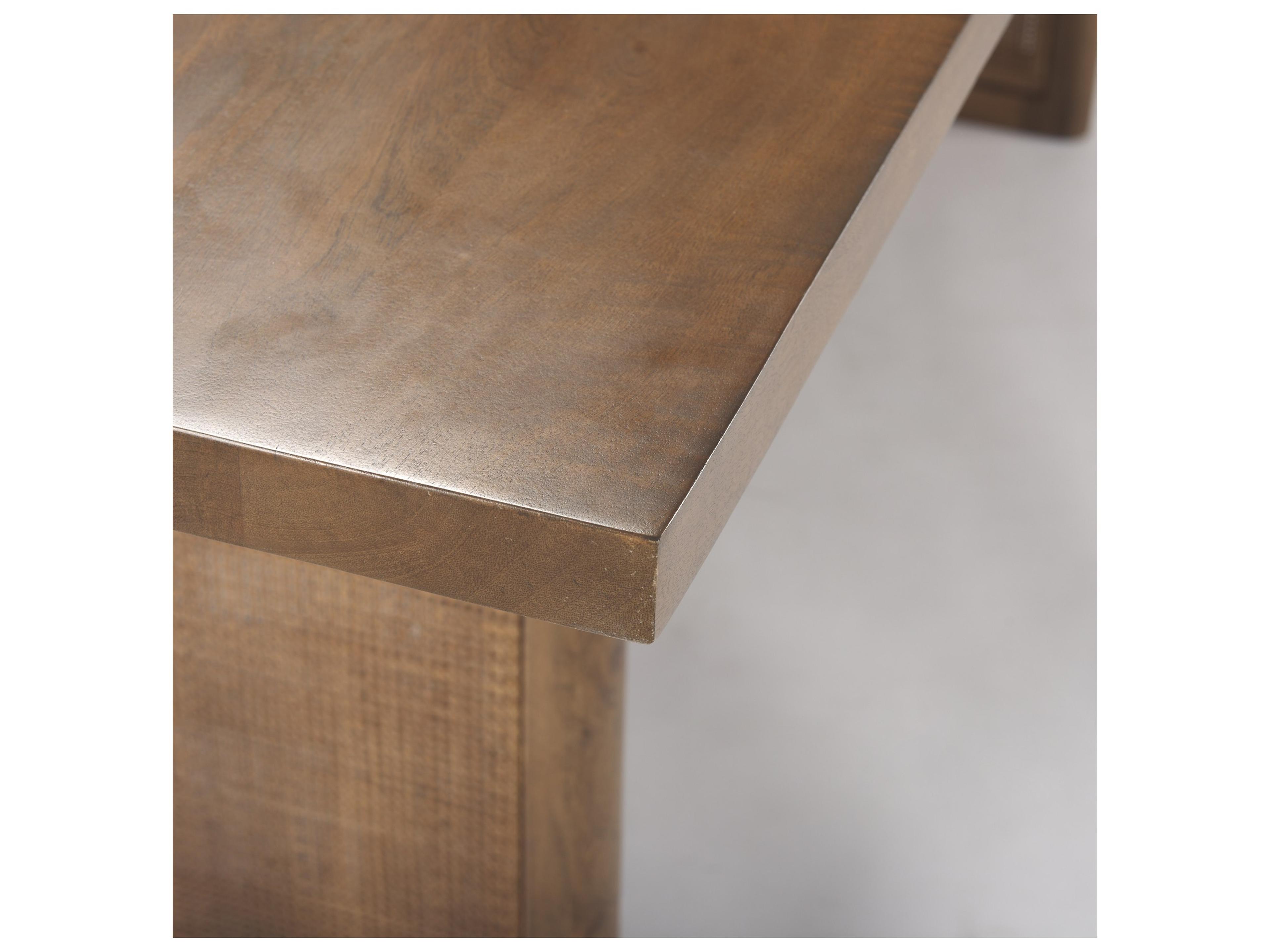 Mercana Grier 84" Medium Brown Wood w/ Cane Dining Table