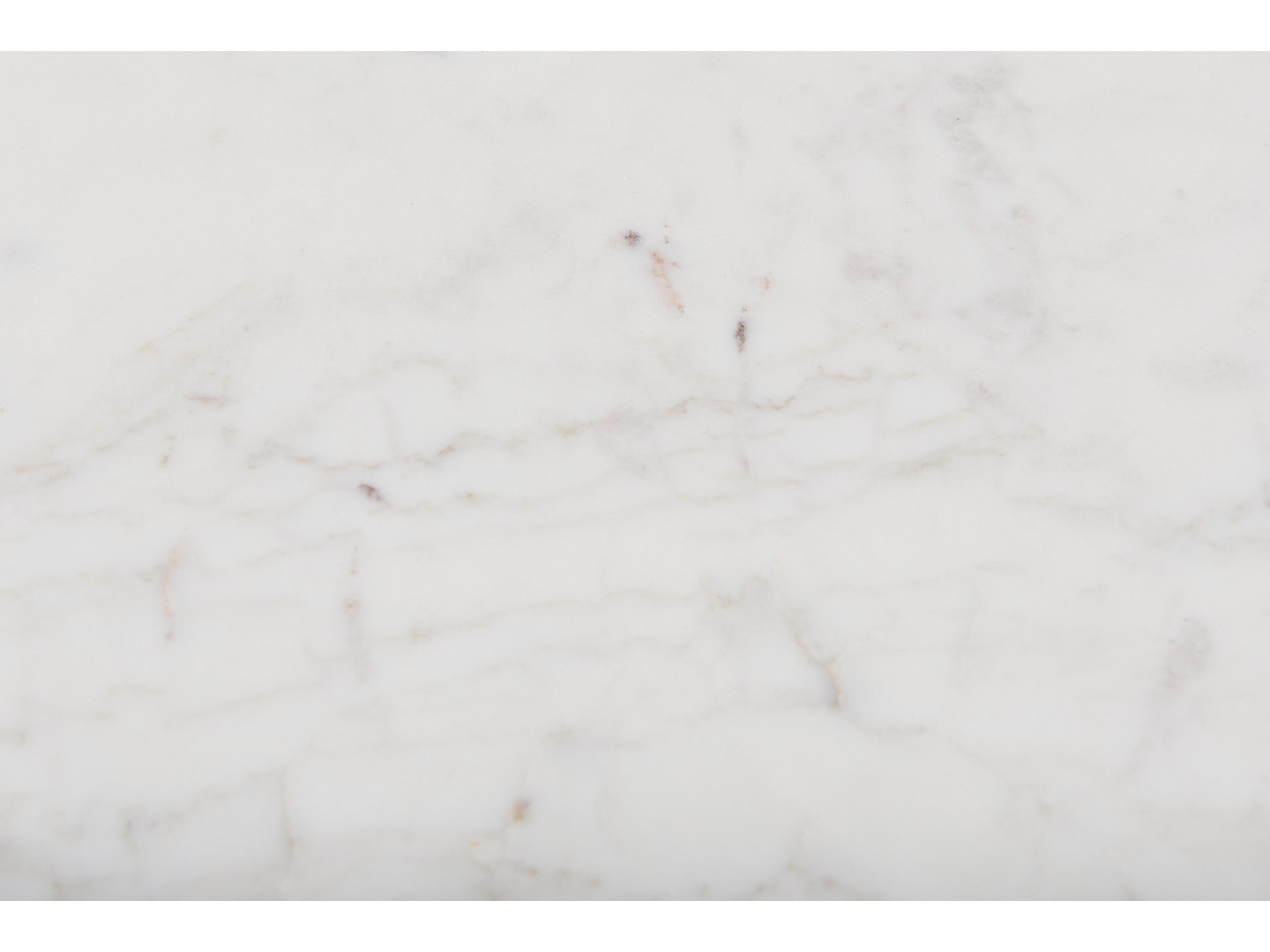 Mercana Athens  48.0L x 28.0W x 16.0H Light Brown Wood and White Marble Coffee Table