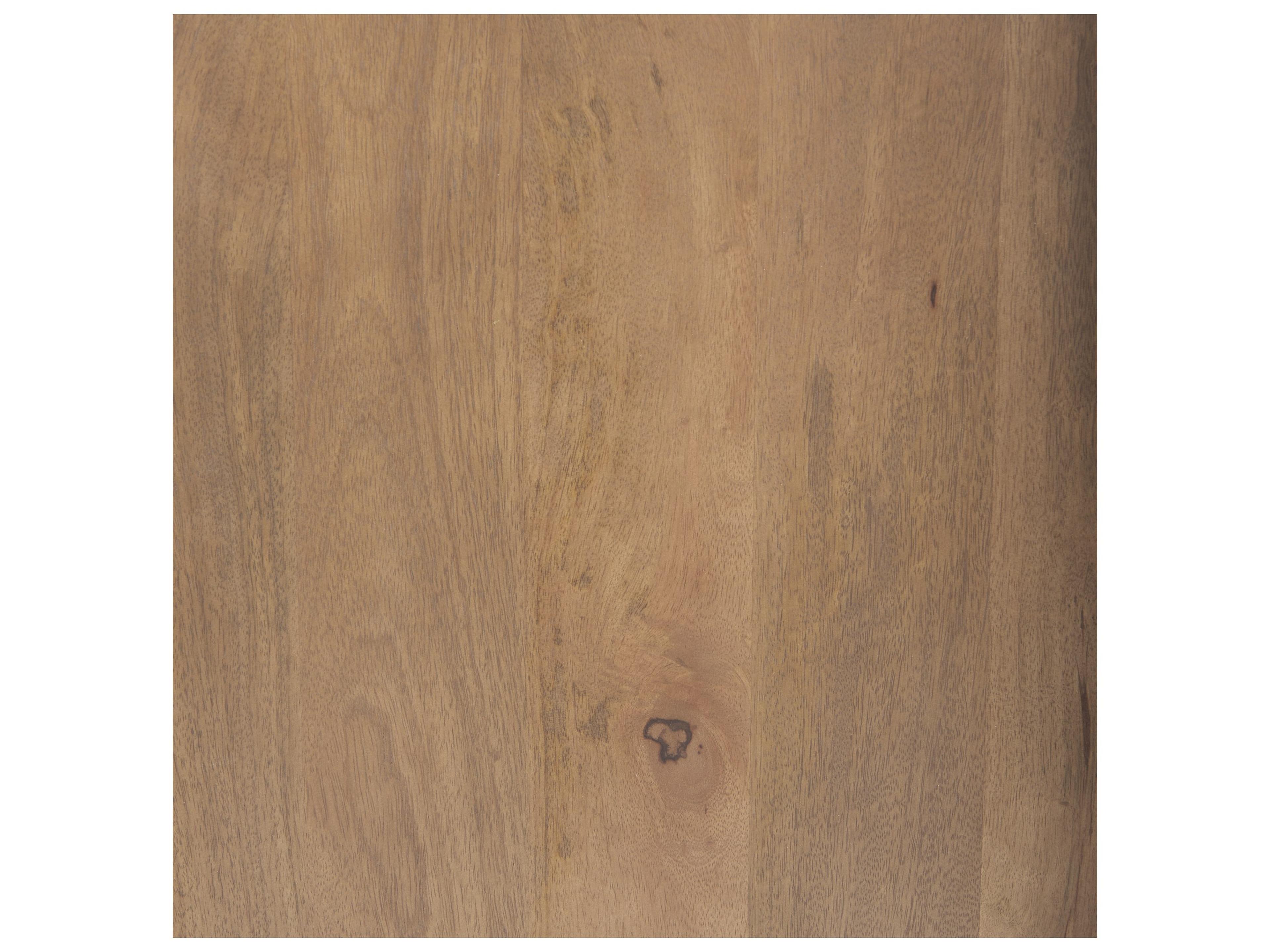 Mercana Astrid  36L x 17W x 30.3H Medium Brown Solid Wood 3 Drawer Cabinet