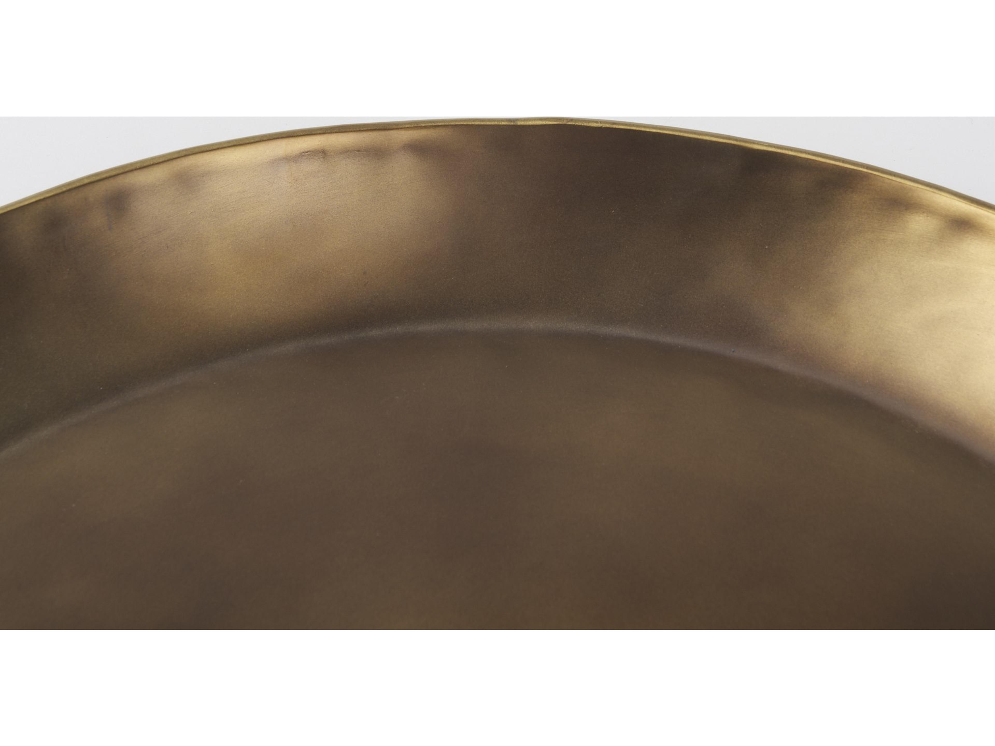 Mercana Eagan 20.0L x 20.0W x 1.8H Brass Aluminium Tray Medium