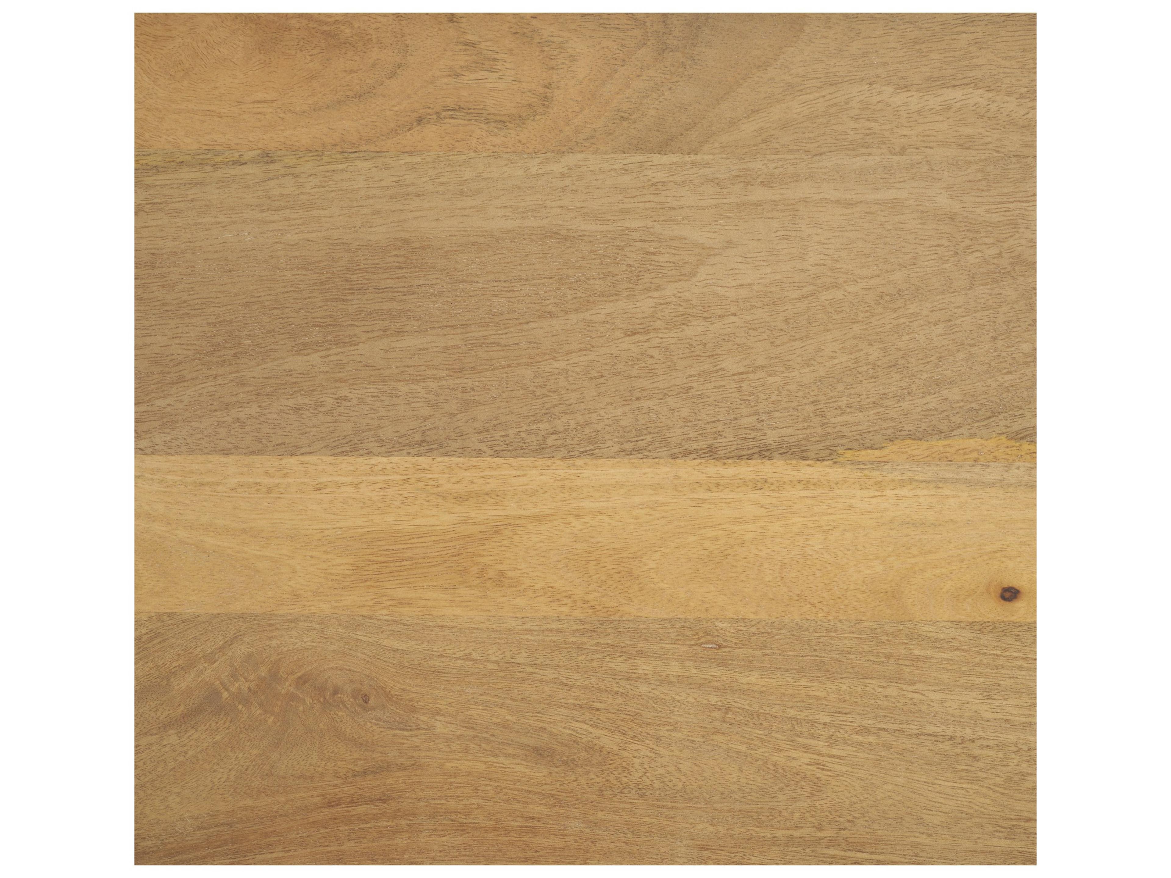 Mercana Viktor 55"L Light Brown Solid Wood Coffee Table