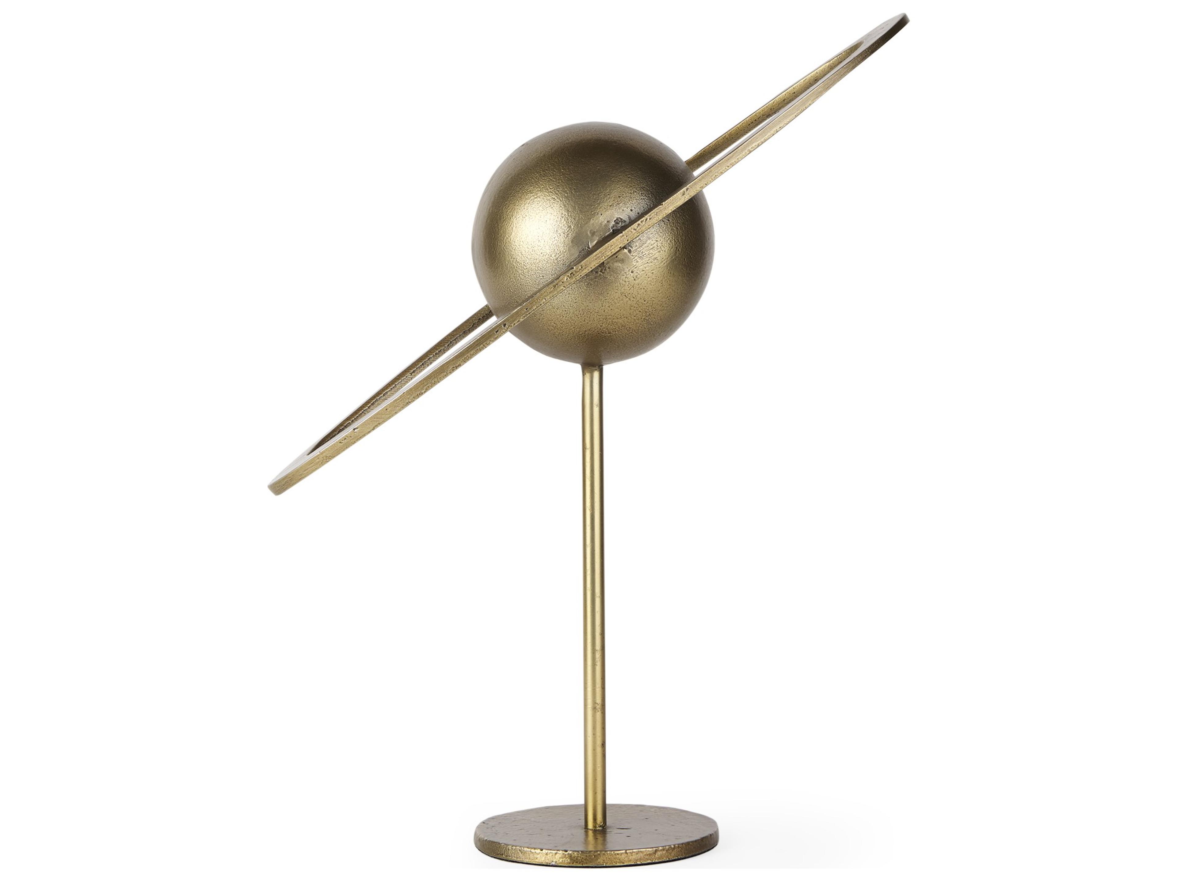 Atlas 15.0L x 7.0W x 16.0H Gold Metal Solar System Ornament