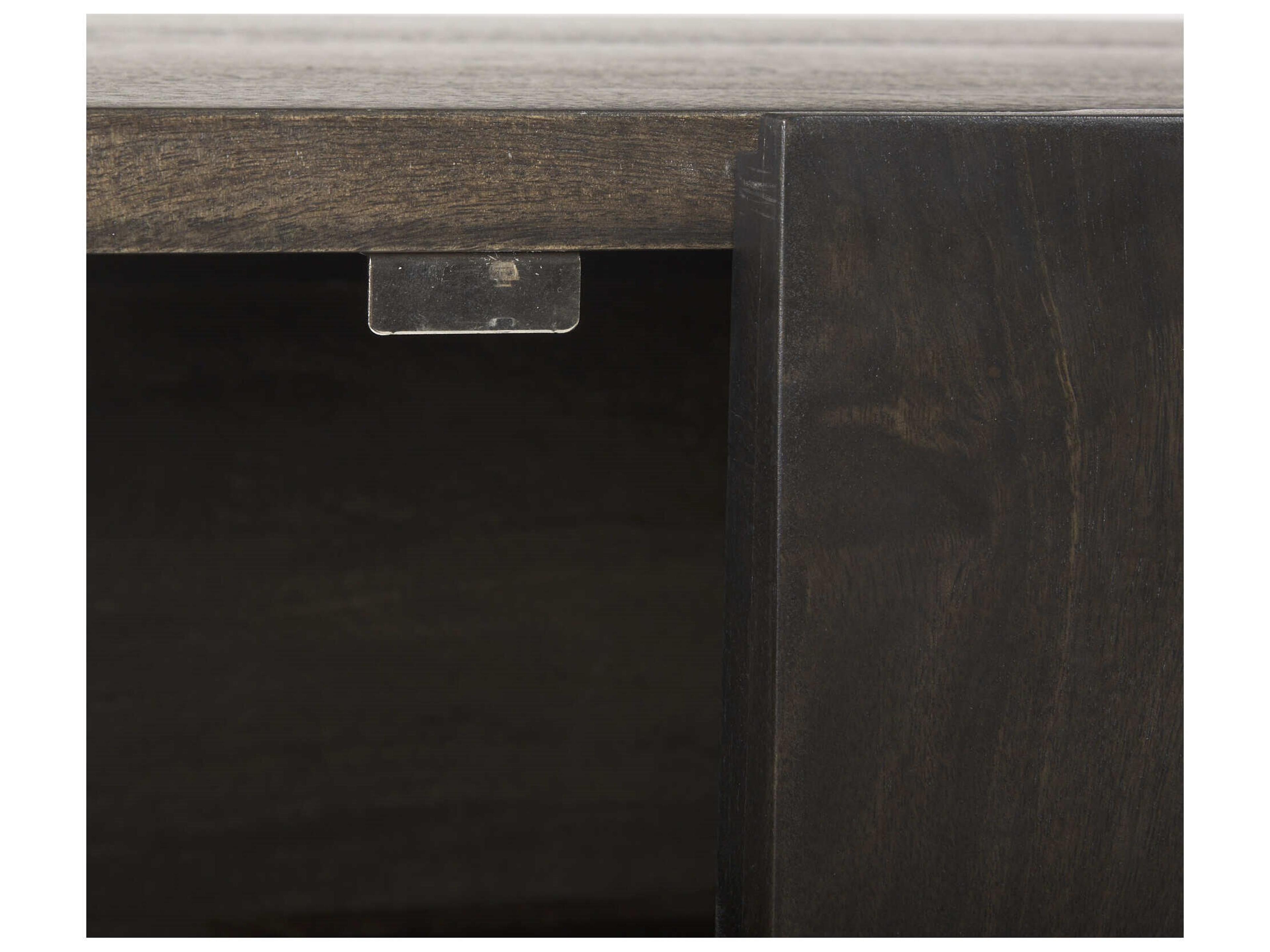 Mercana Darwin Dark Brown Wood 2 Door Accent Cabinet
