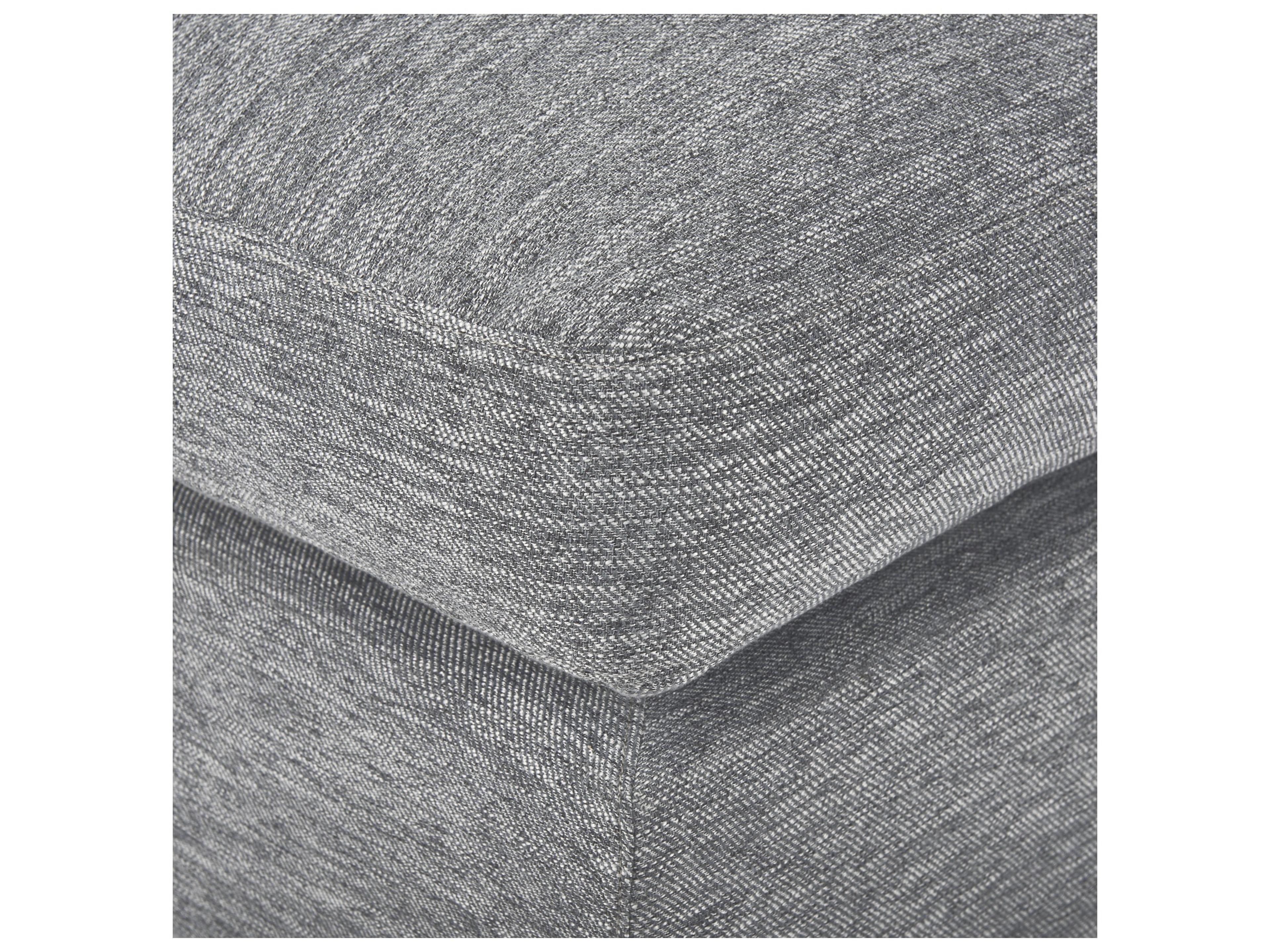 Mercana Valence 3 Piece (W/ 2 x Ottoman) Castlerock Gray Modular Sofa Set