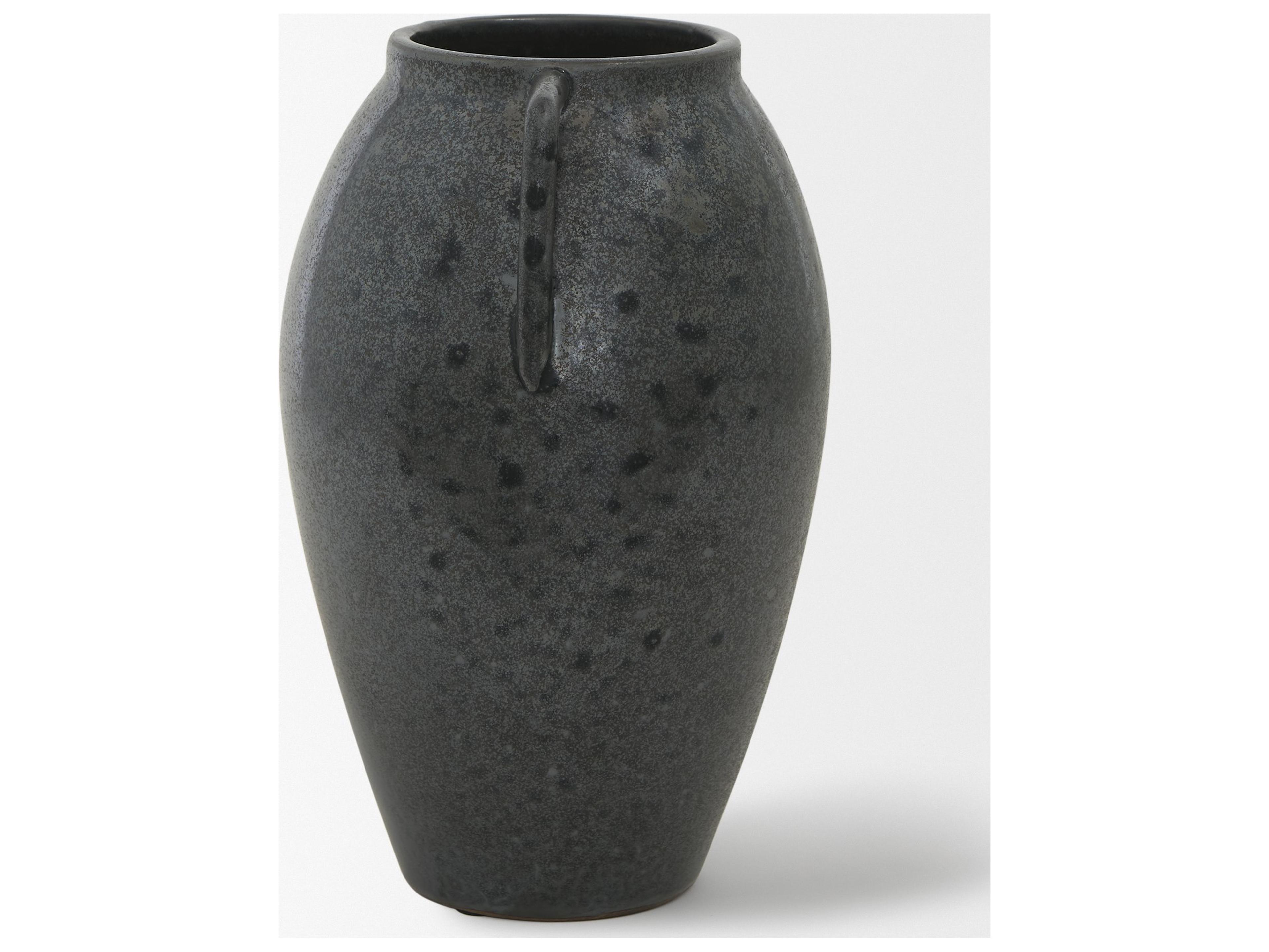 Mercana Kora Medium Dark Metallic Double Ear Vase