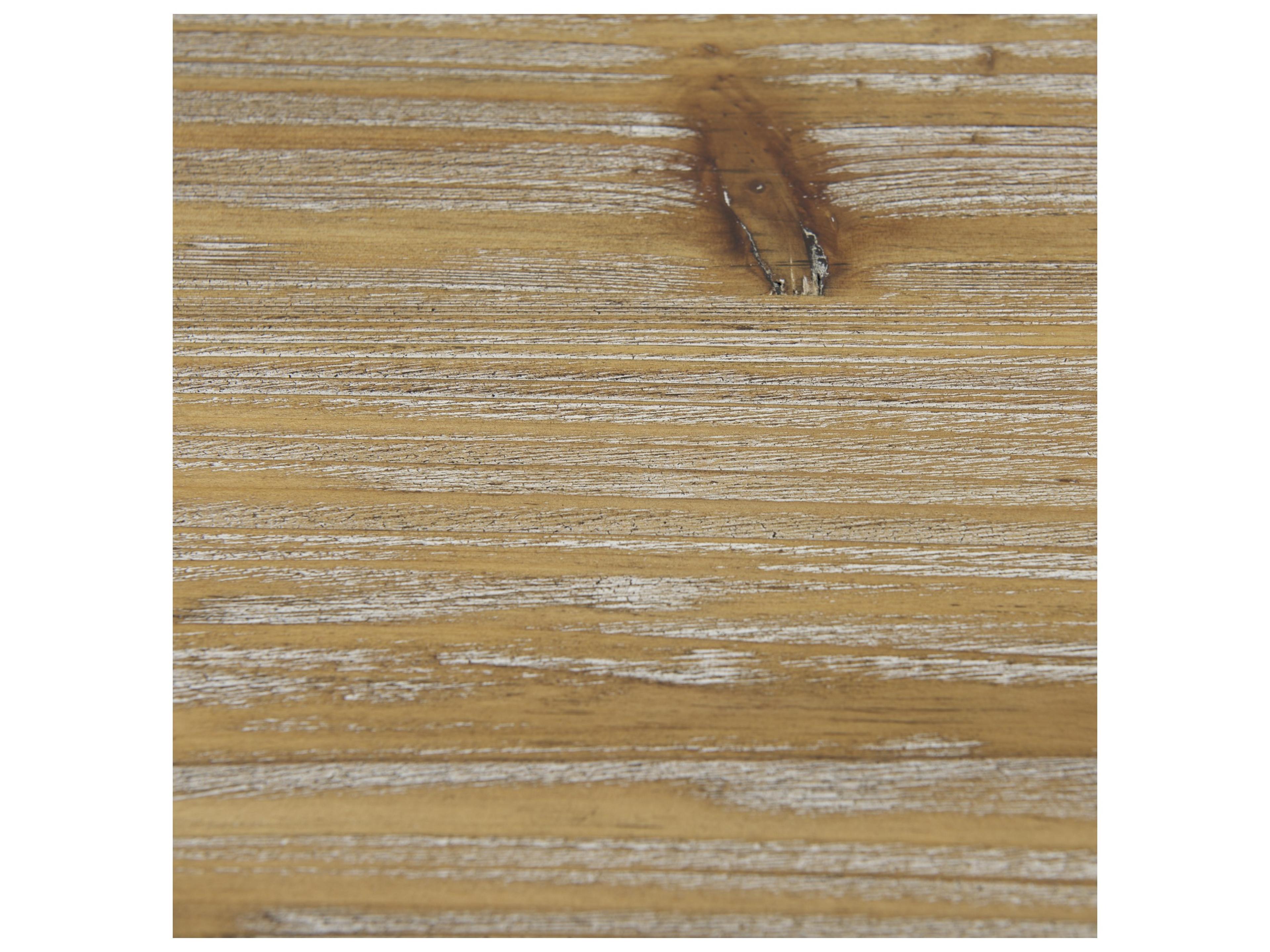 Mercana Ronin 22"H Square 2-Tier Wood w/ Black Metal Accent Table