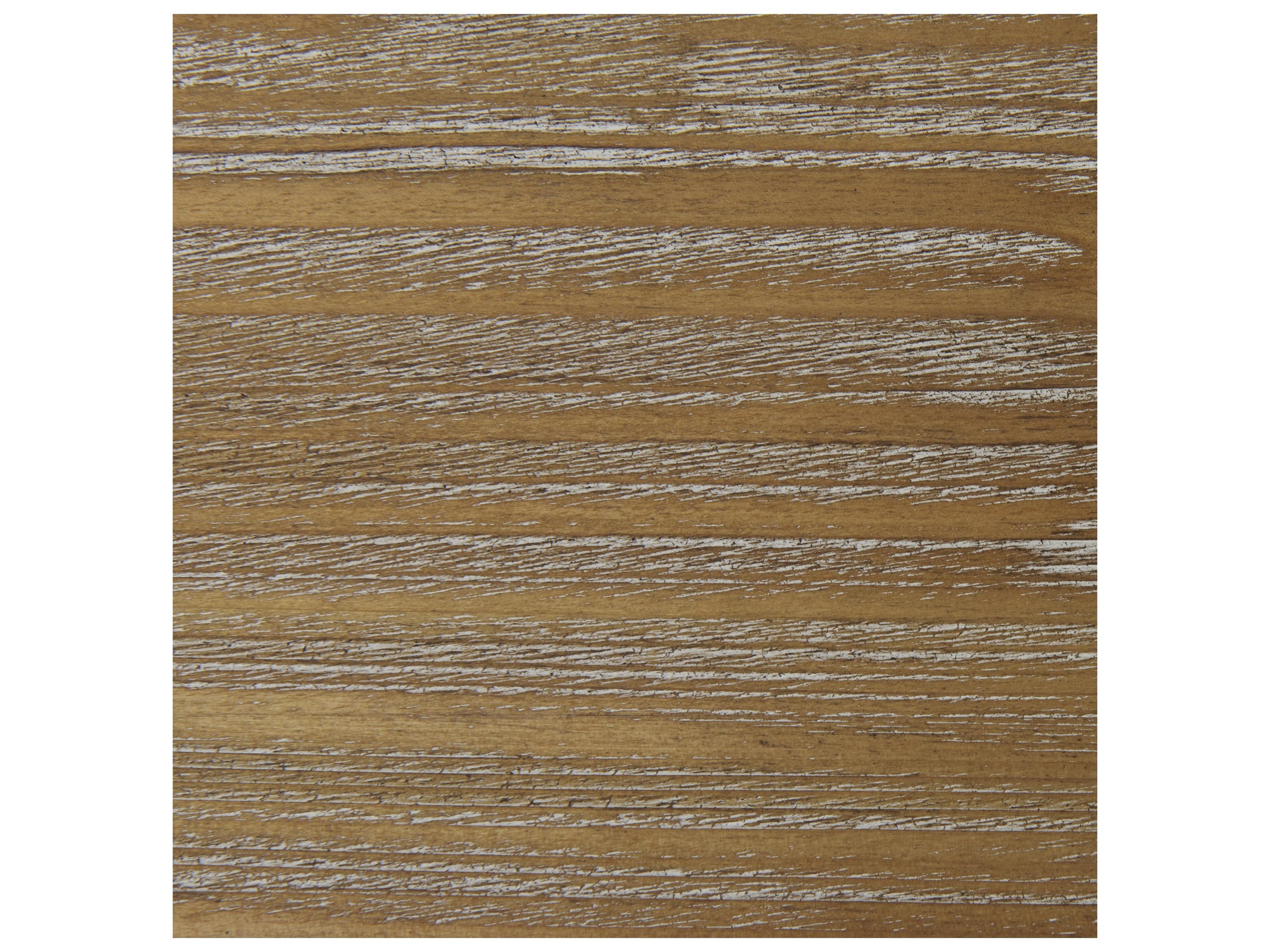 Mercana Ronin 25"H Rectangle 2-Tier Wood w/ Black Metal Accent Table