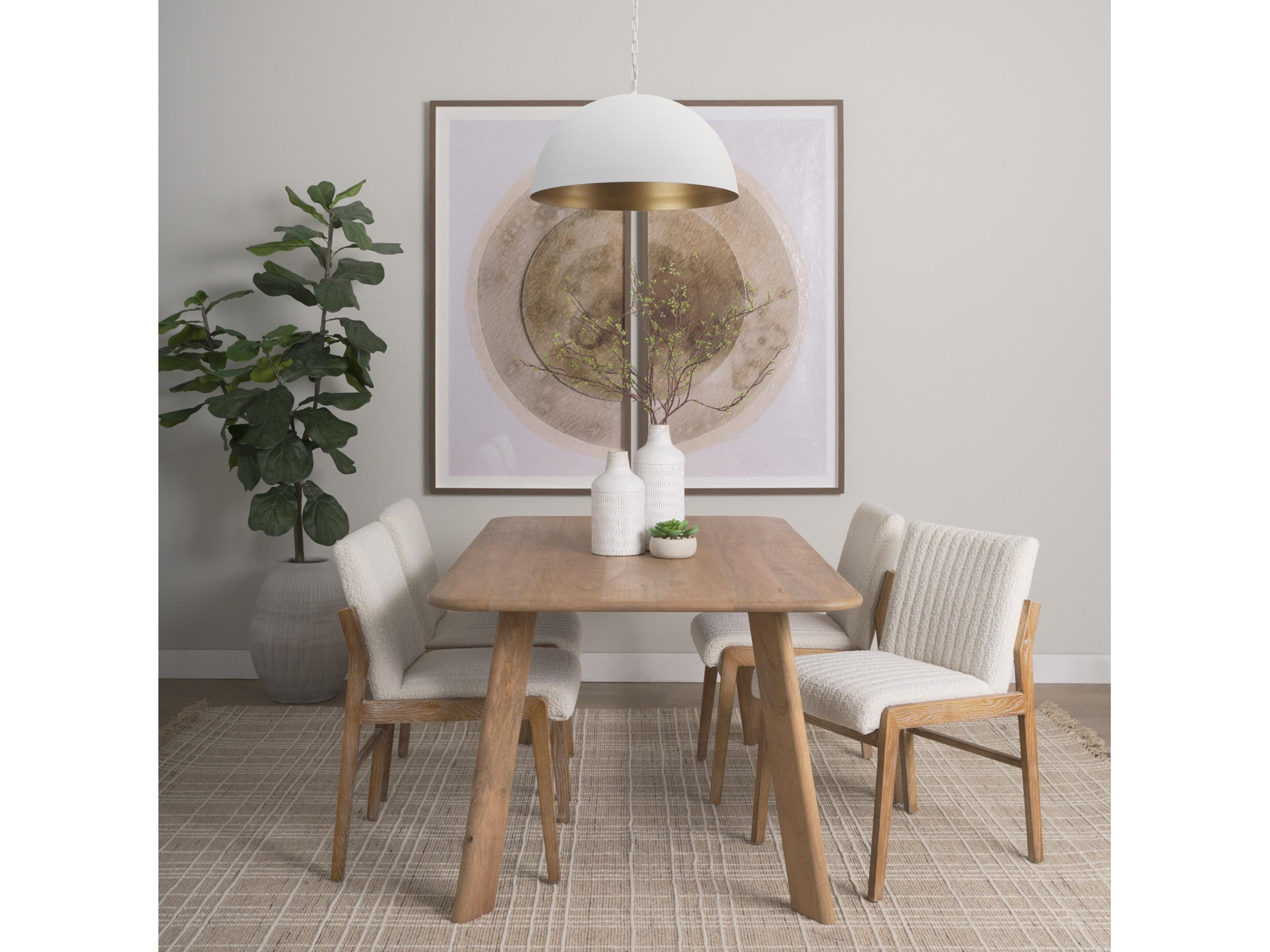 Mercana Juniper 24" Round White Dome Pendant Light