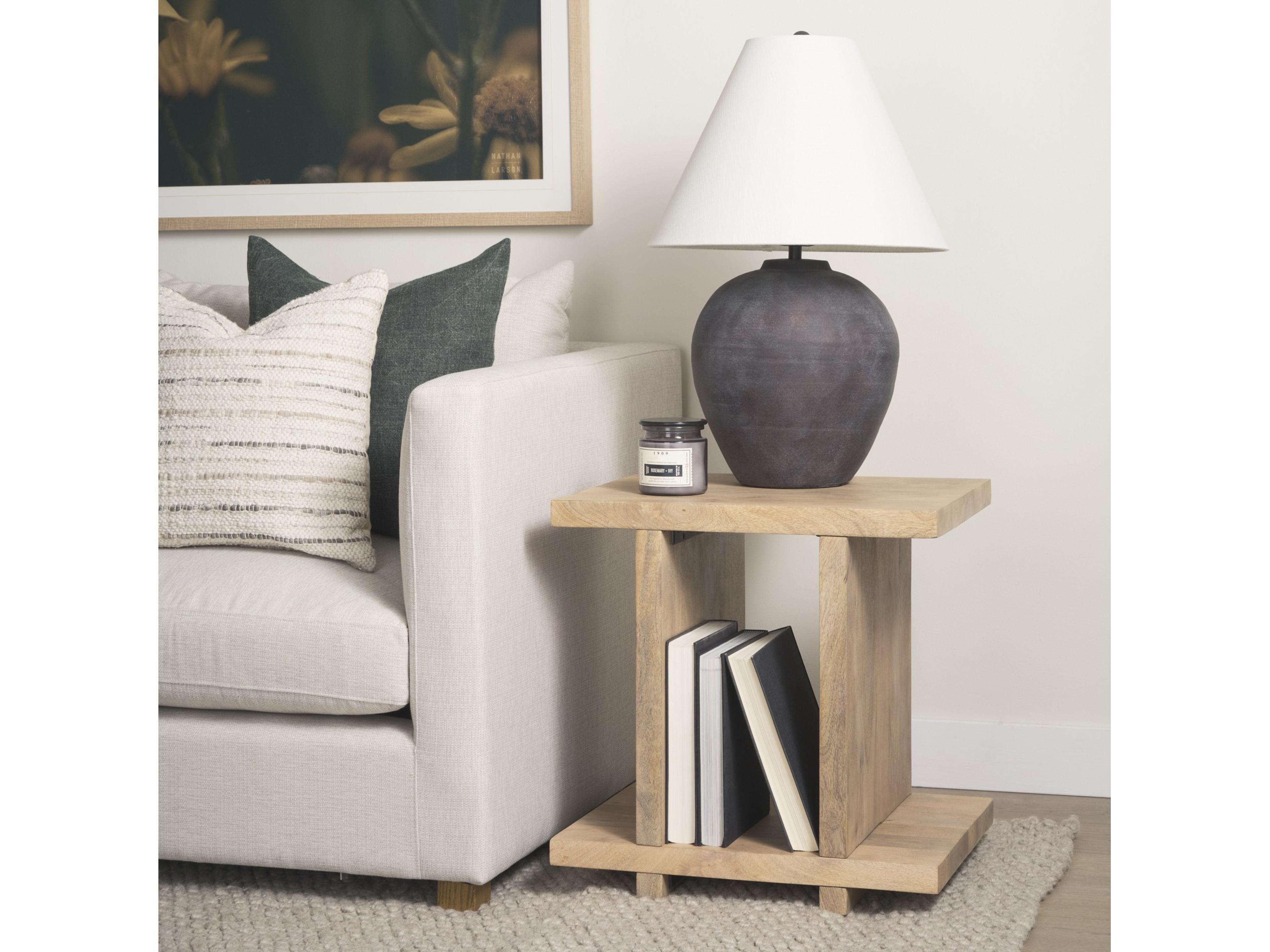Mercana Nohr Light Brown Accent Table