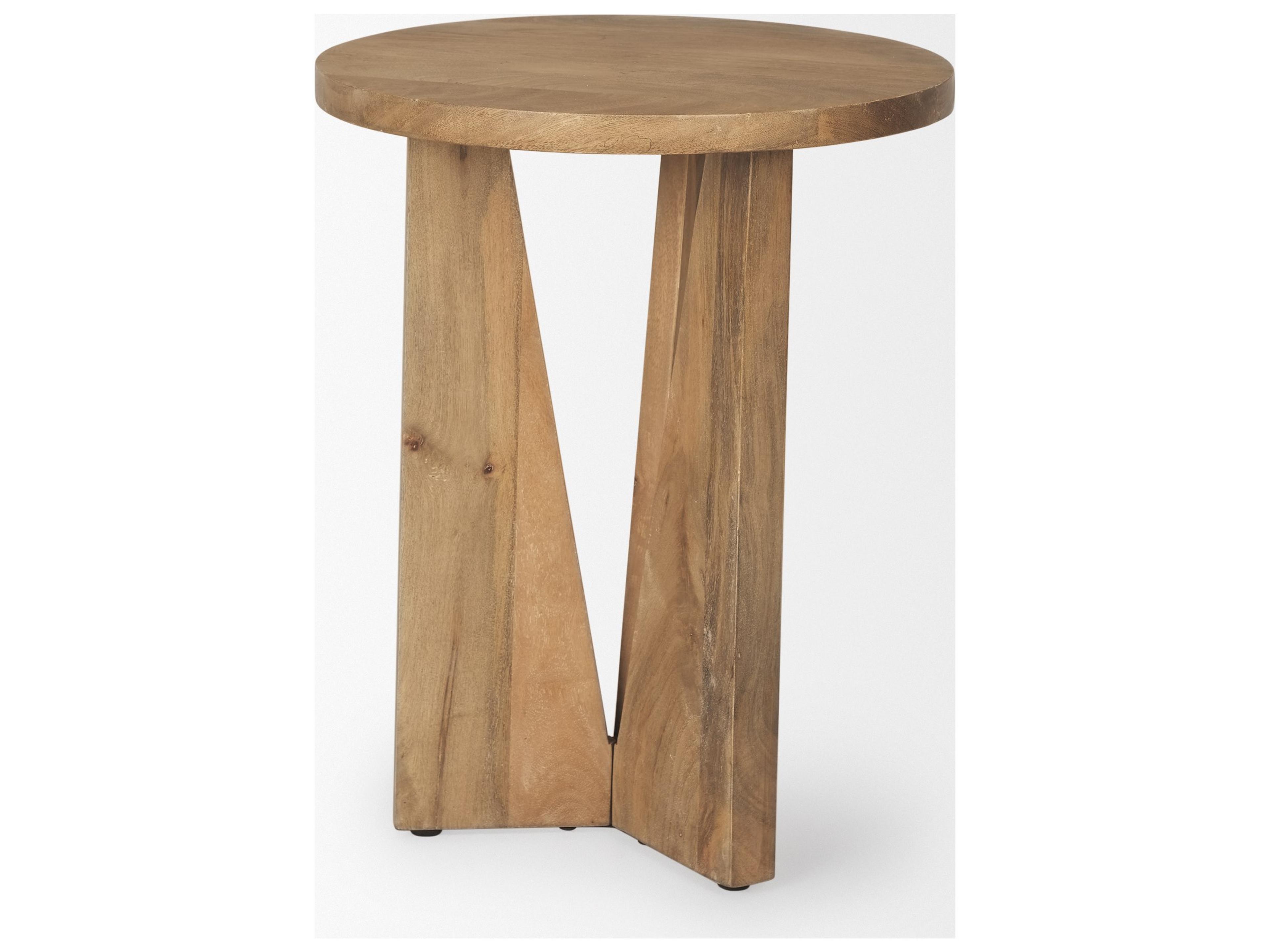 Mercana Mattius Light Wood Accent Table