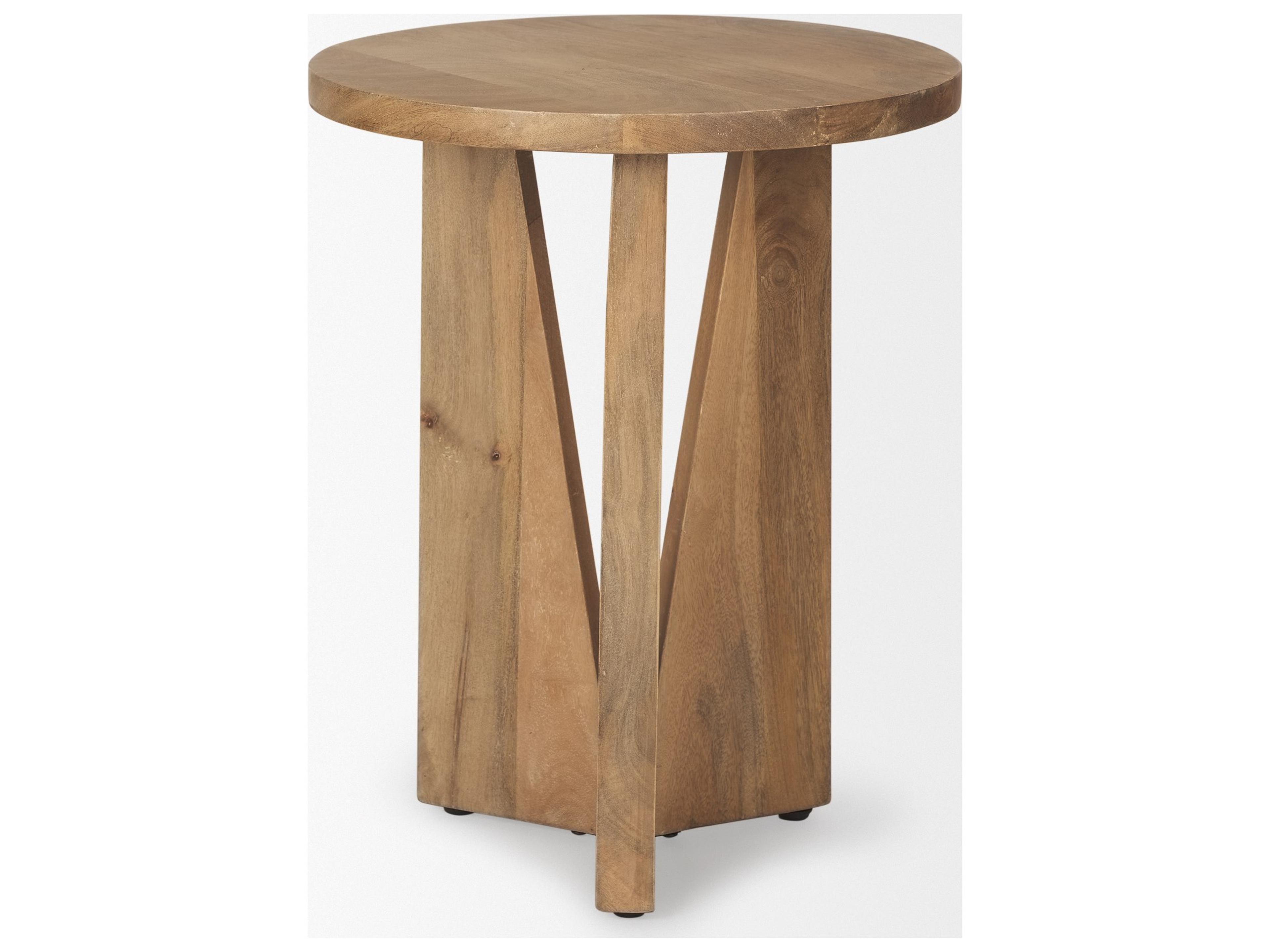Mercana Mattius Light Wood Accent Table