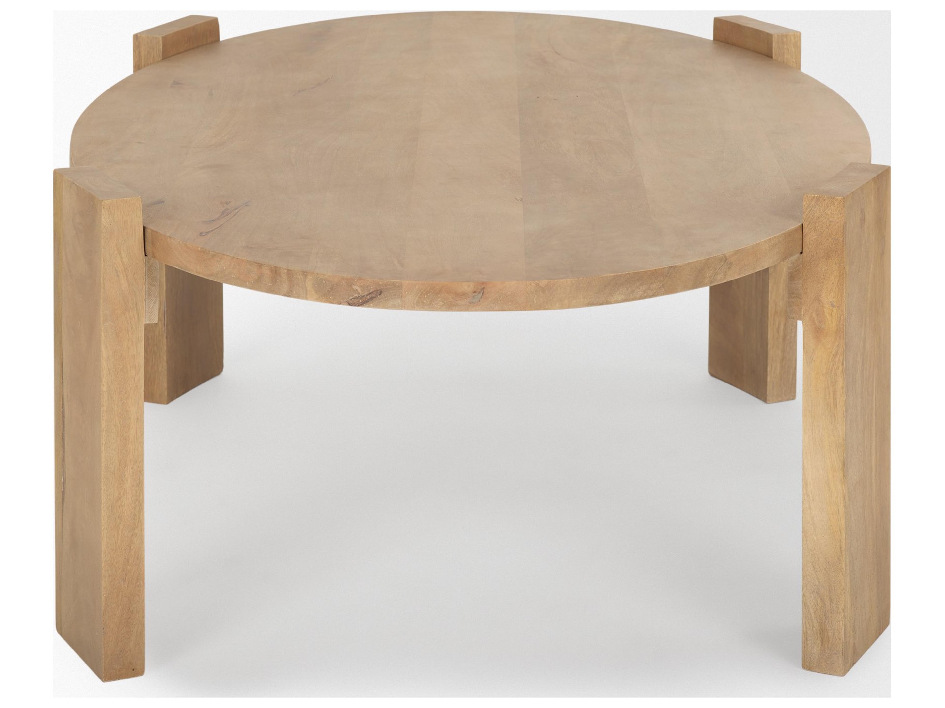 Mercana Evelyn Light Brown Oblong Coffee Table