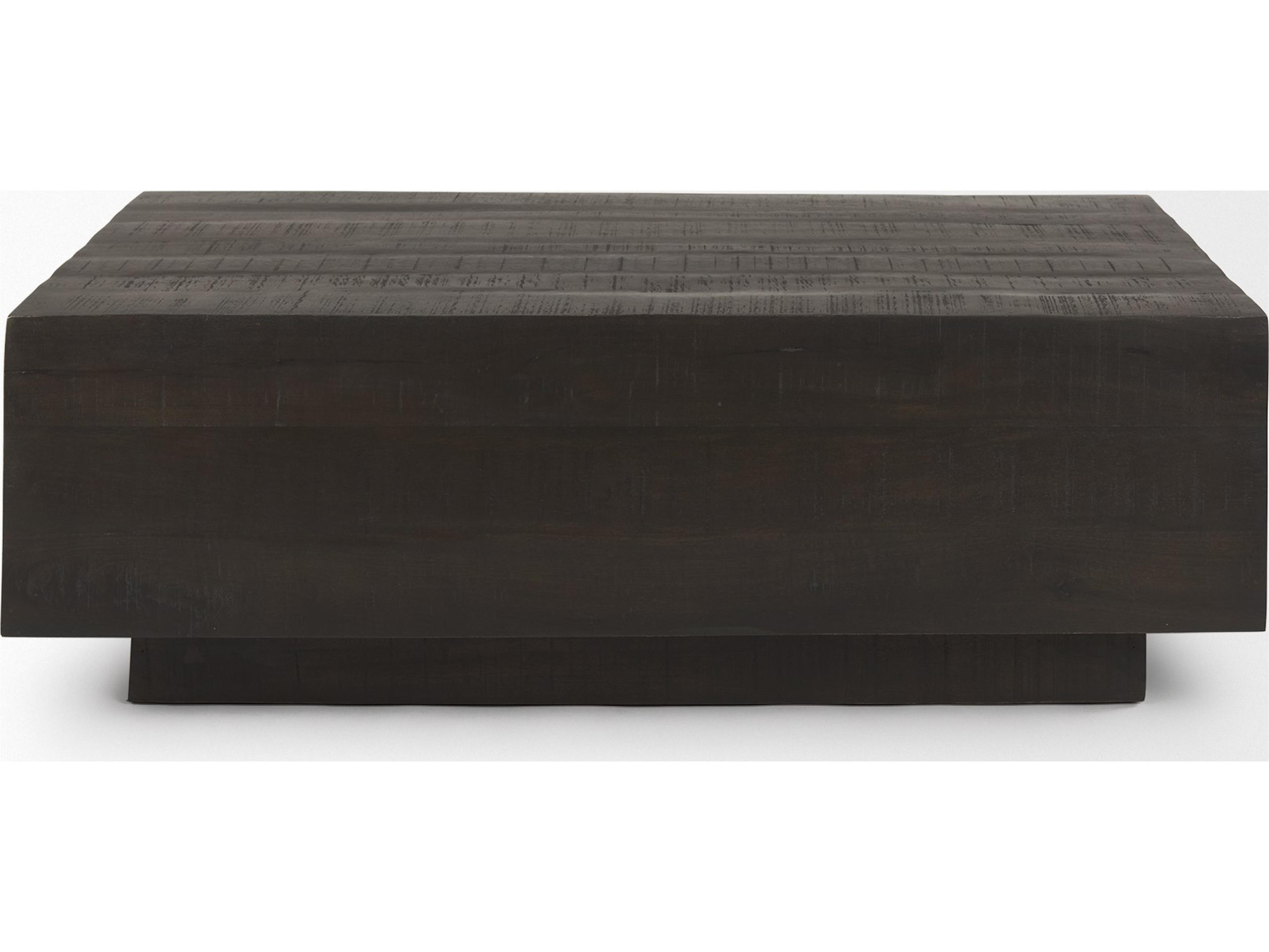 Mercana Hayden Dark Brown Wood Rectangular Coffee Table