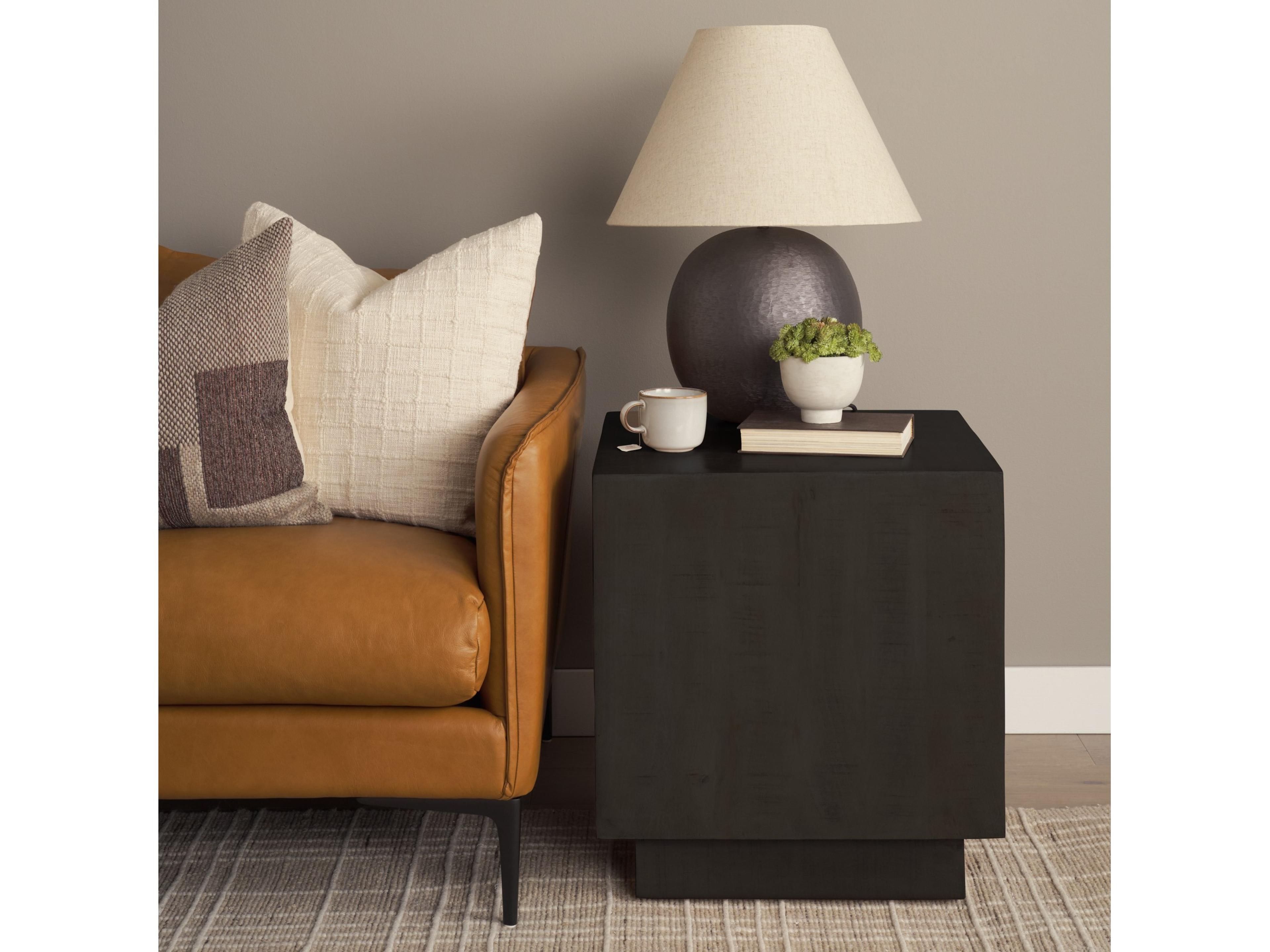 Mercana Hayden Dark Brown Wood End/Side Table