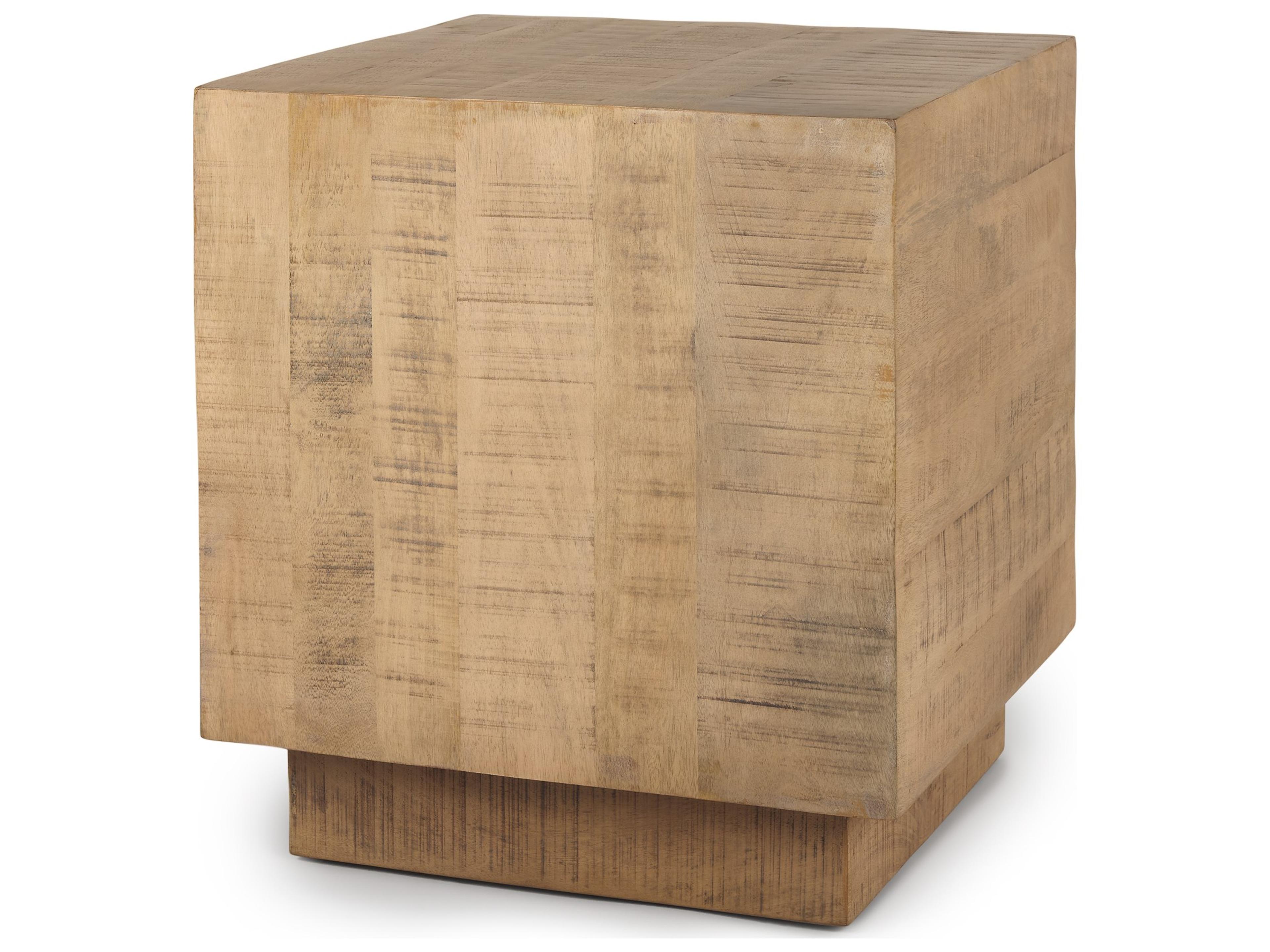 Hayden Light Brown Wood End/Side Table