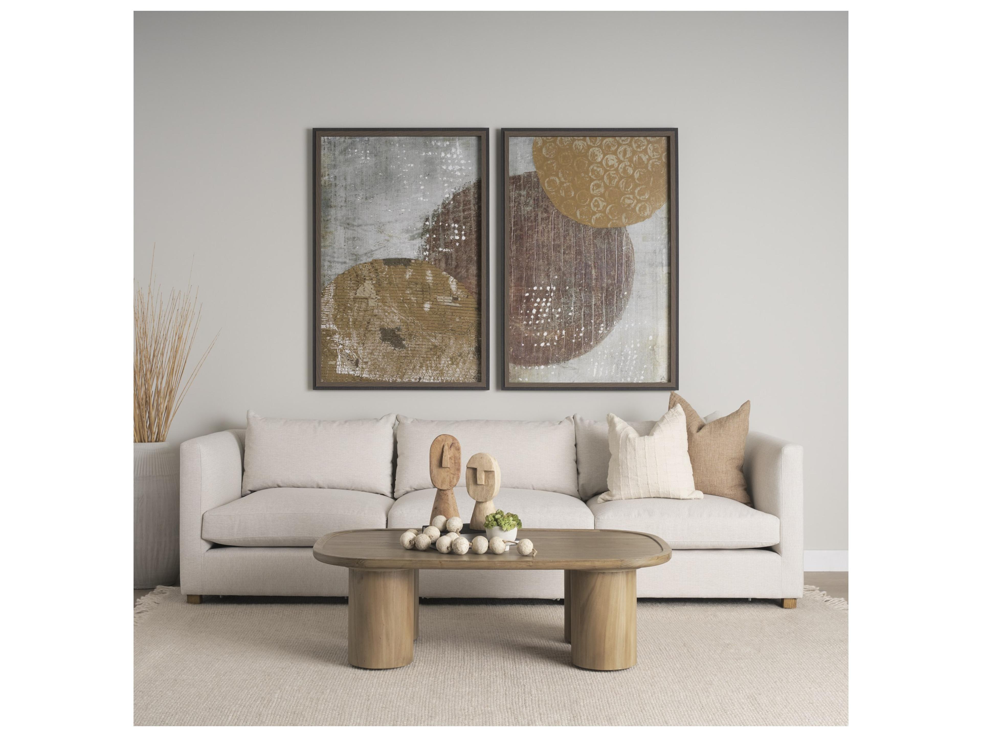 Mercana Ivan Large Wooden Head Sculpture