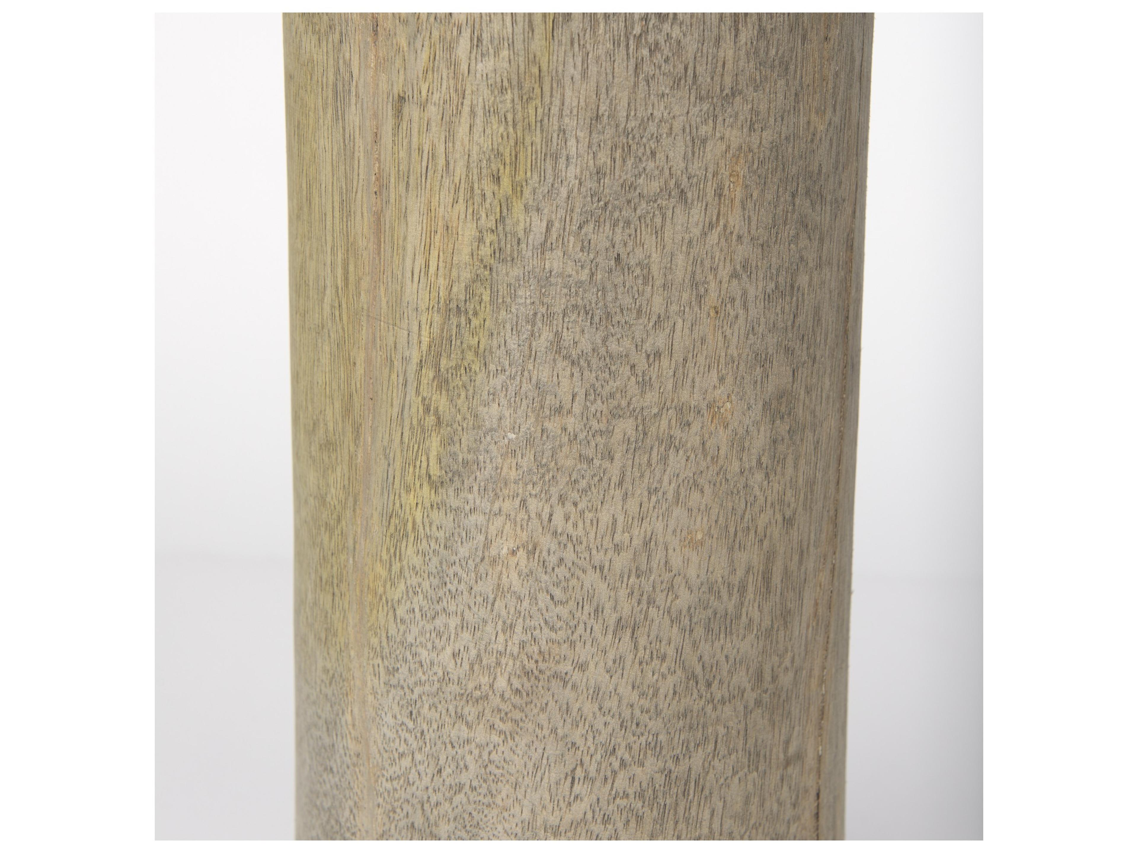 Mercana Knox Large Gray-Wash Wood Decorative Object