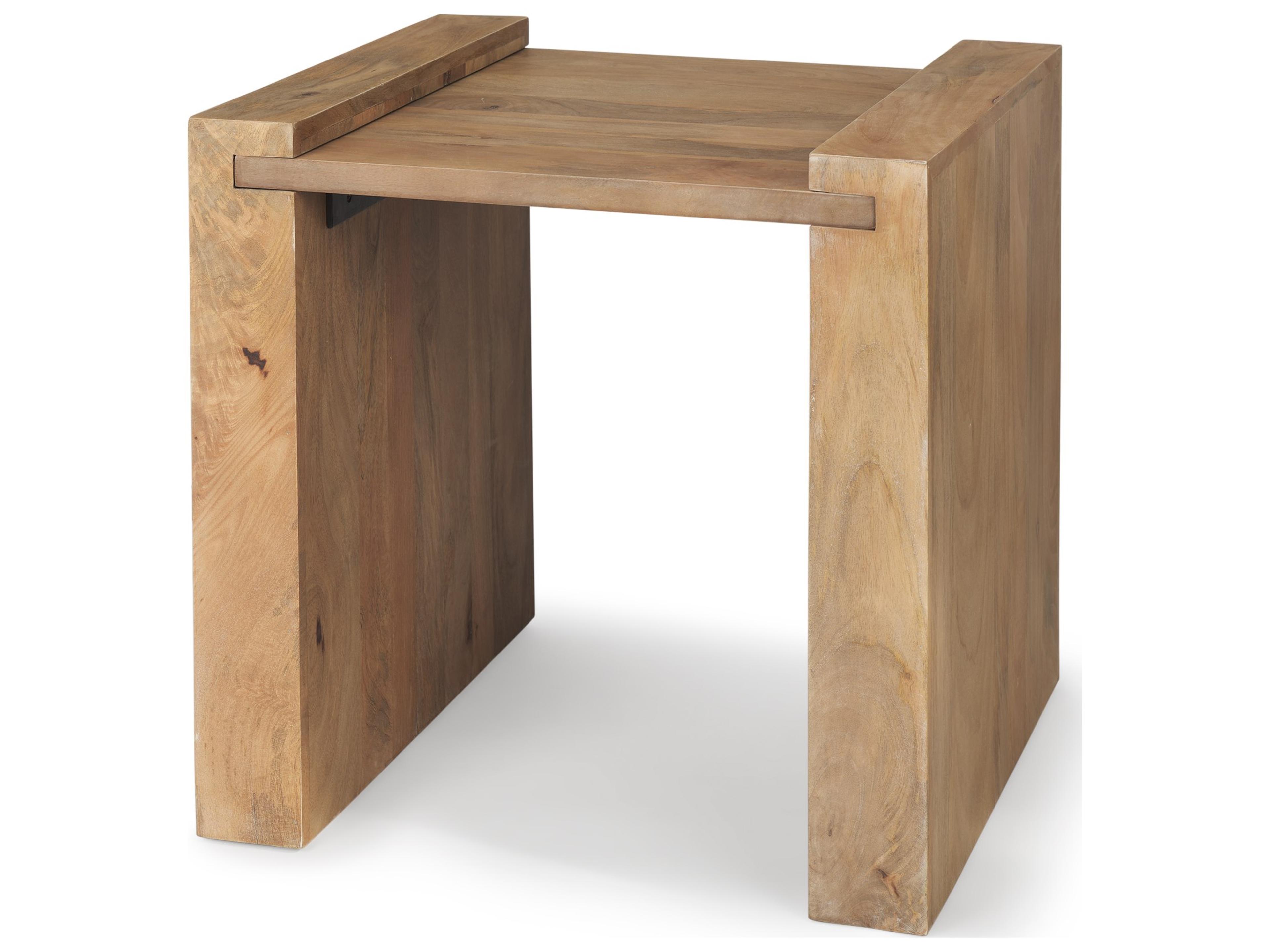 Athelia Light Wood Accent Table