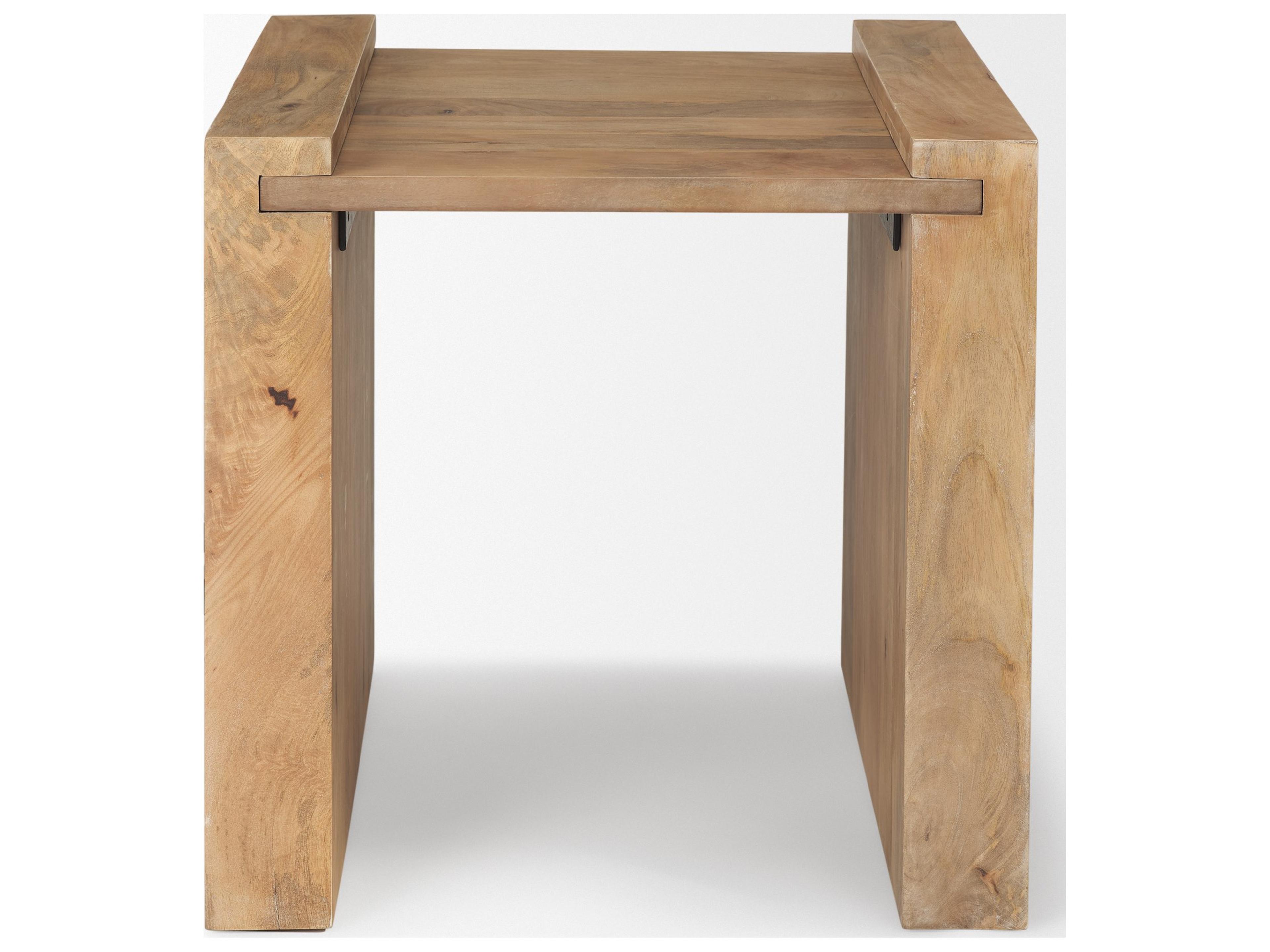 Mercana Athelia Light Wood Accent Table