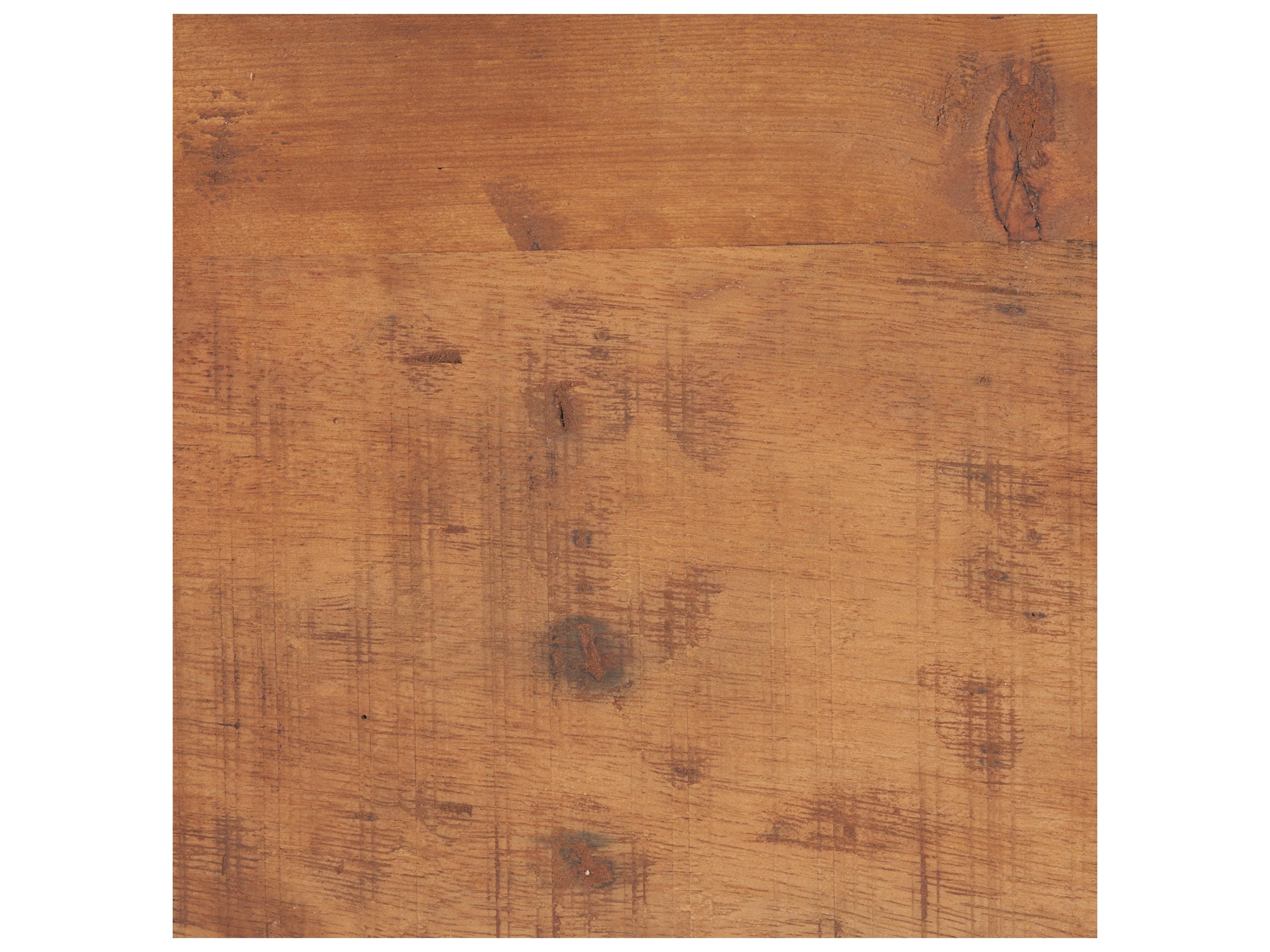 Mercana Jadine Set of 2 Medium Brown Wood w/ Black Metal Rectangle Frames